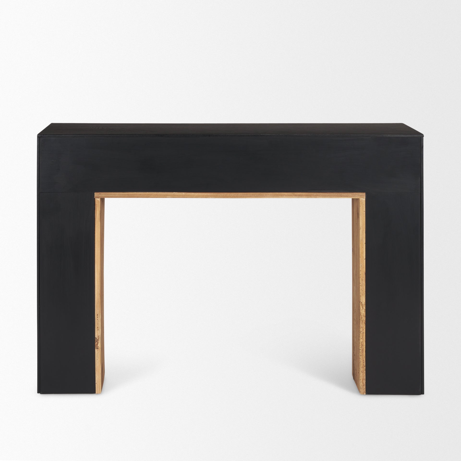 Tabor Console Table Recycled Pine | Black Oak - console-tables