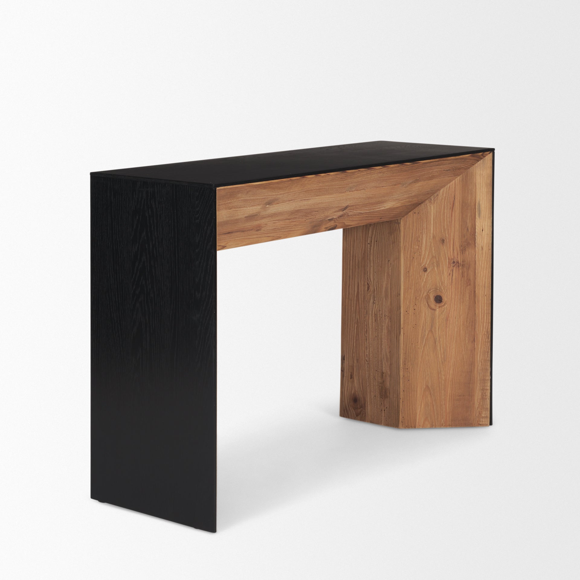 Tabor Console Table Recycled Pine | Black Oak - console-tables