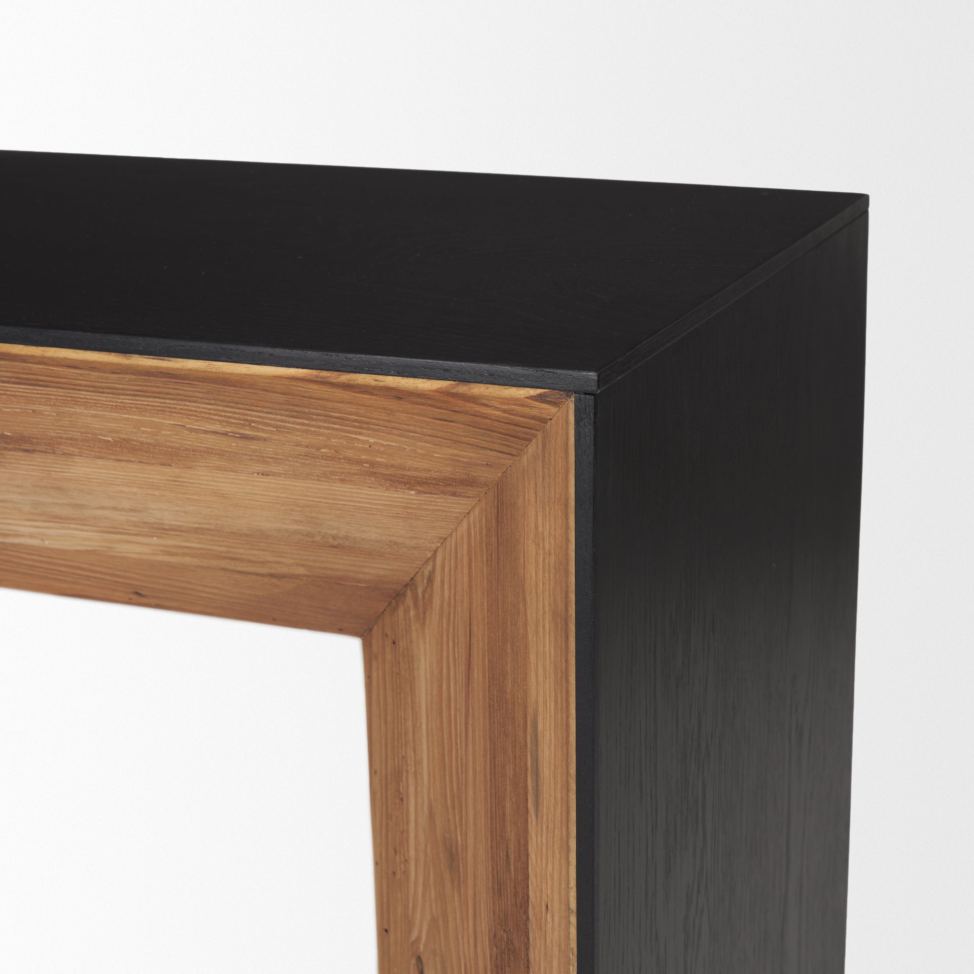 Tabor Console Table Recycled Pine | Black Oak - console-tables