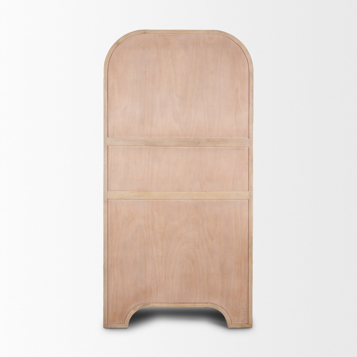 Sorina Curio Cabinet Light Brown Wood - cabinets