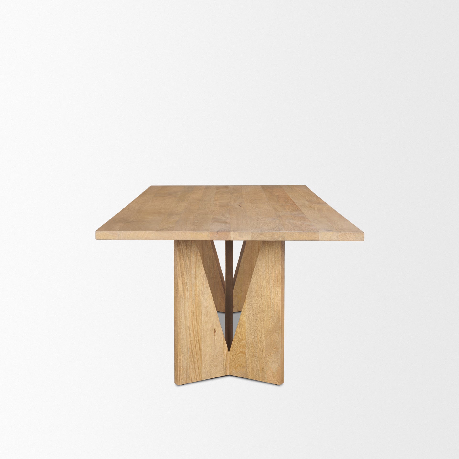 Tarro Rectangle Dining Table Light Brown Wood | Rectangle - dining-table