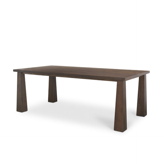 Wolcott Dining Table Dark Brown | Wood | 84"