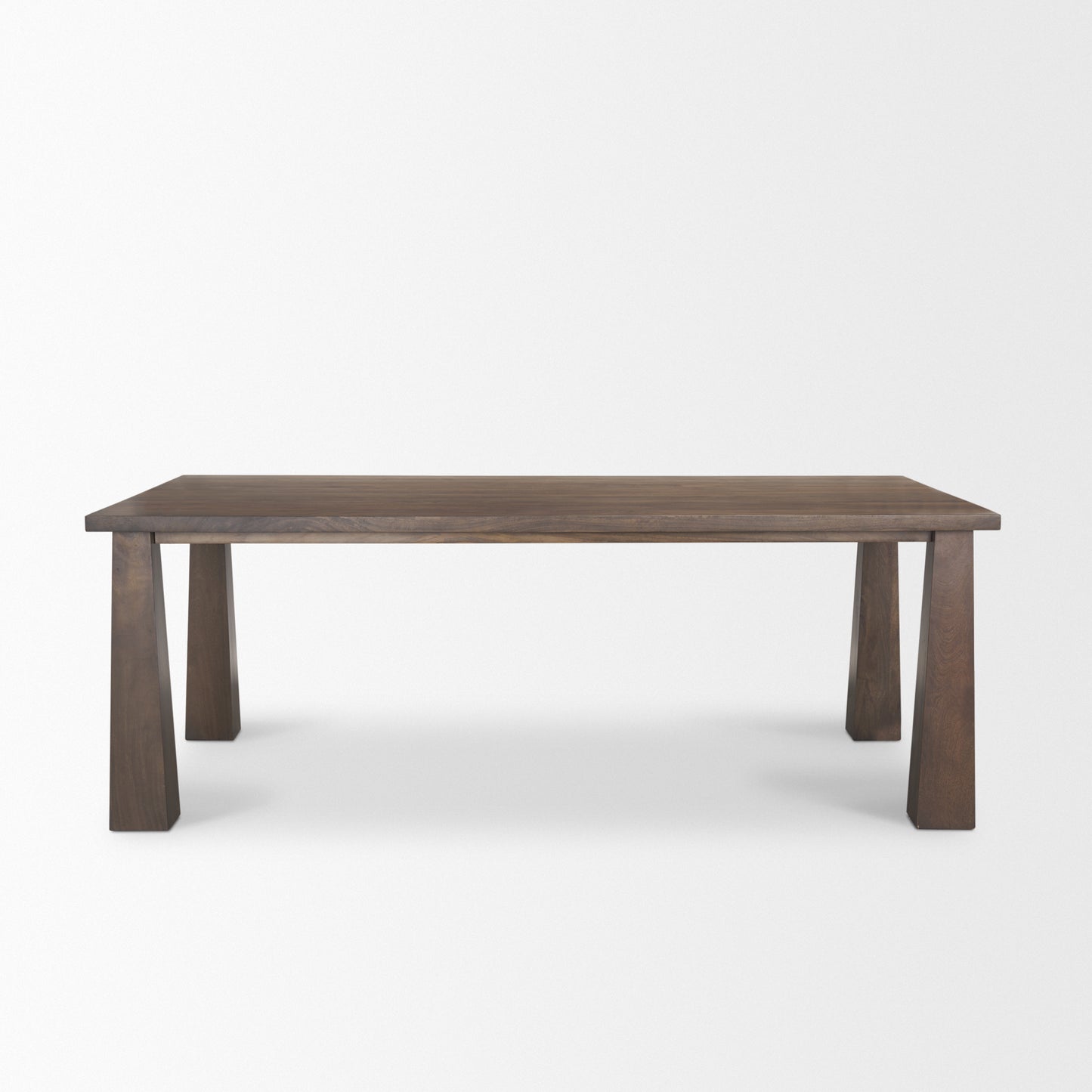 Wolcott Dining Table Dark Brown | Wood | 84’’ - dining-table