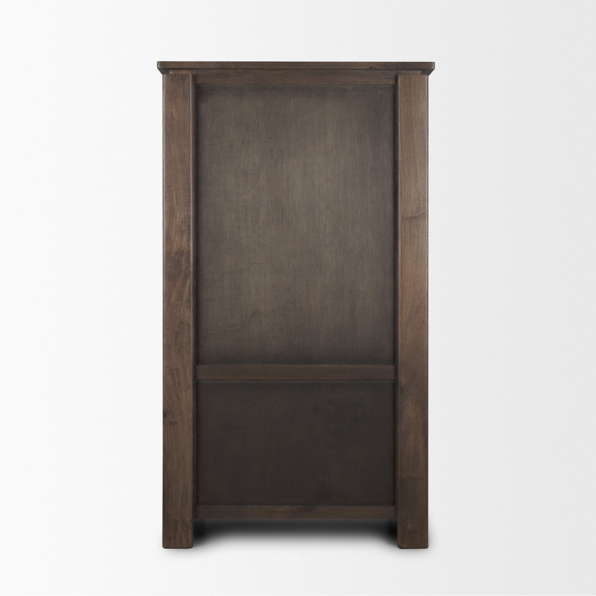 Wallen Curio Cabinet Dark Brown Wood - cabinets