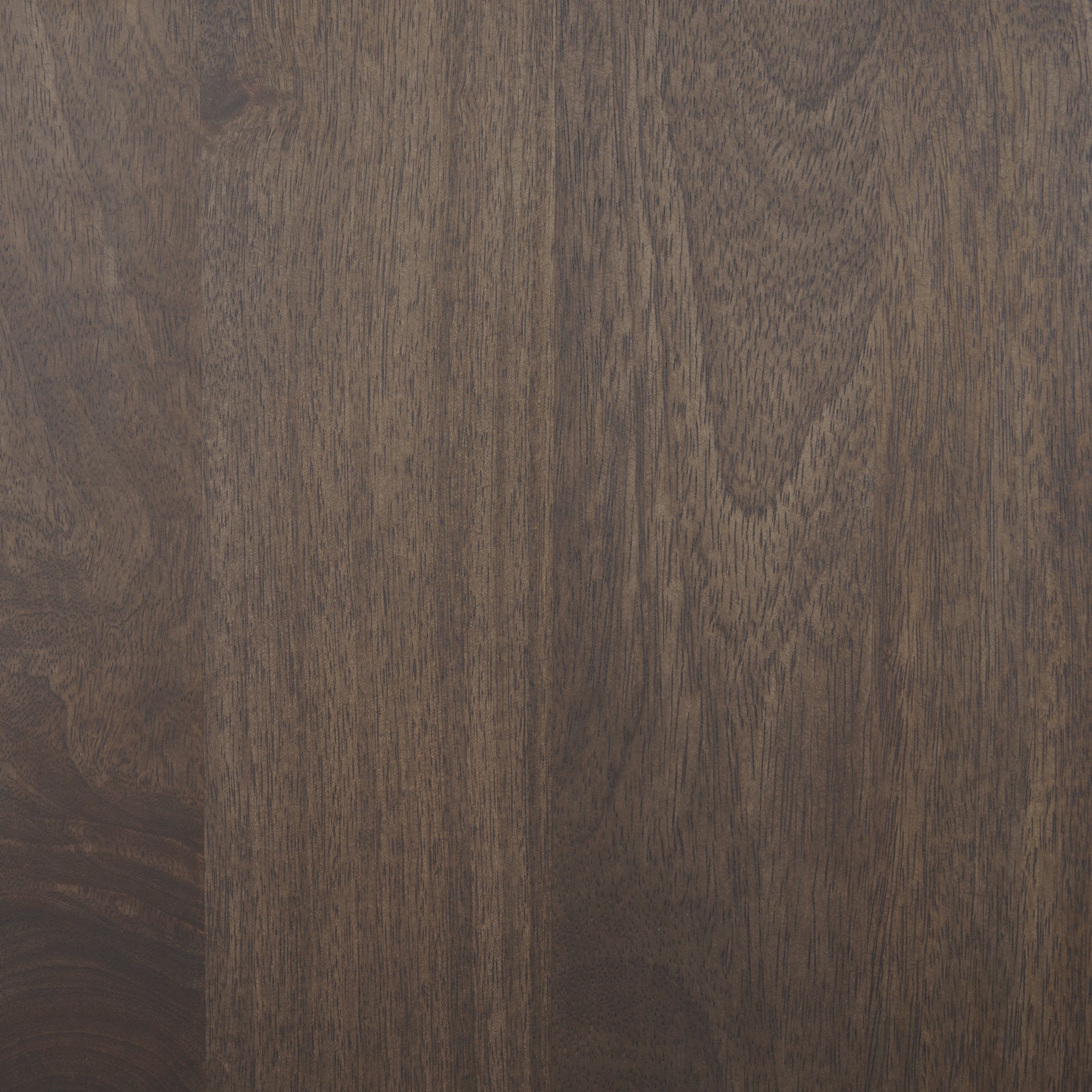 Wallen Solid Dark Brown Wood Curio Cabinet