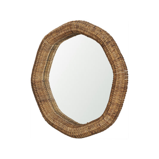 Warrick 36" Woven Water Hyacinth Mirror