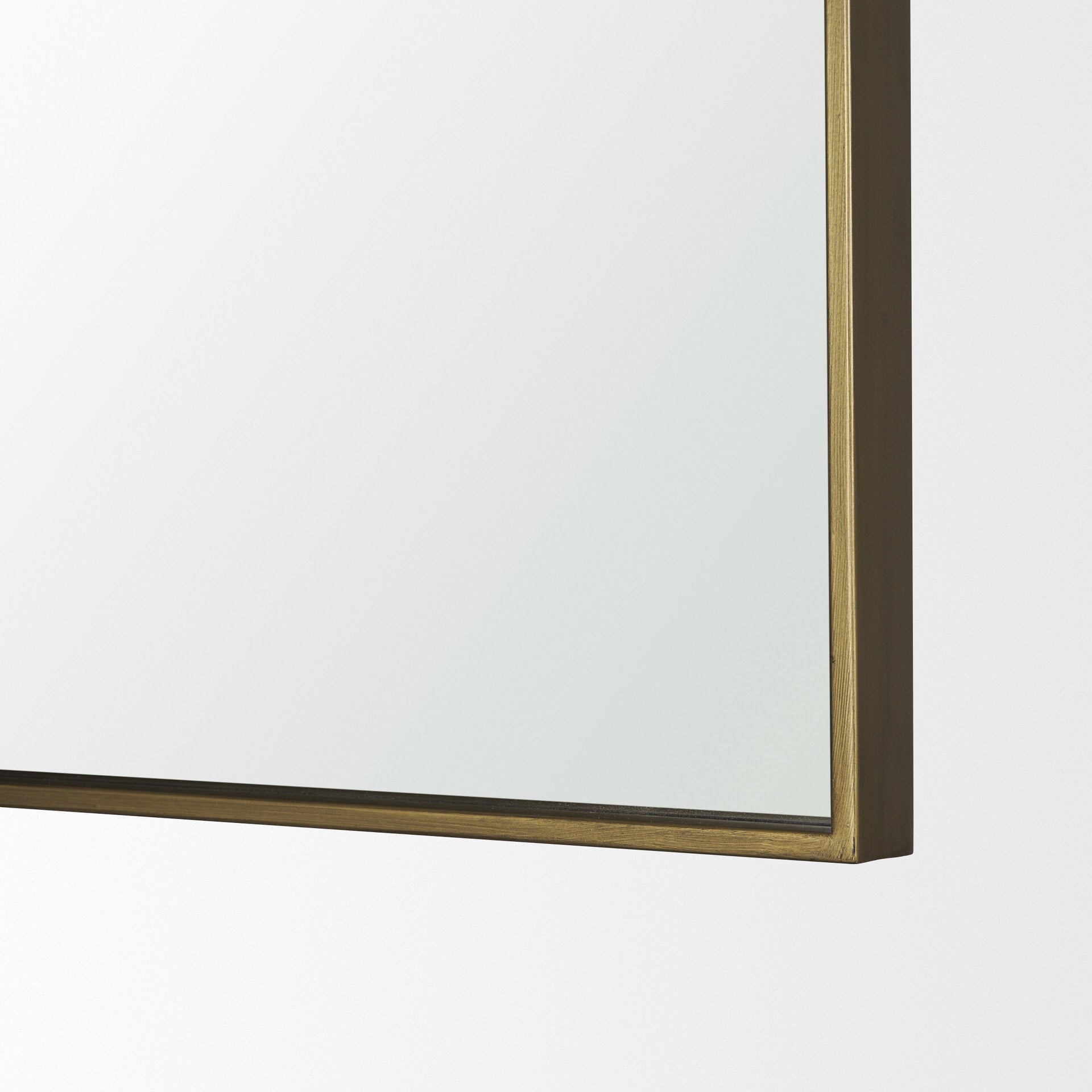 Timon Brushed Gold Square Arched Mirror