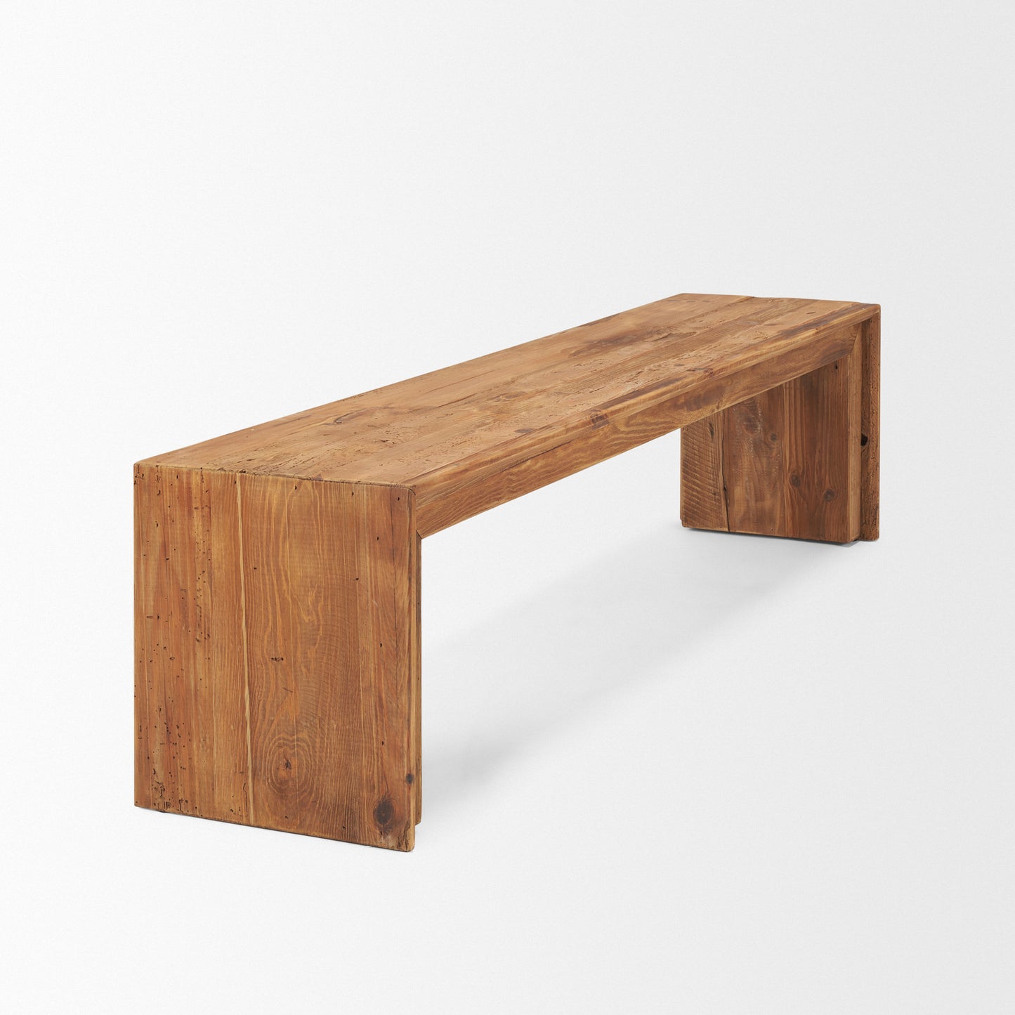 Tahira Rectangular Recycled Wooden Bench