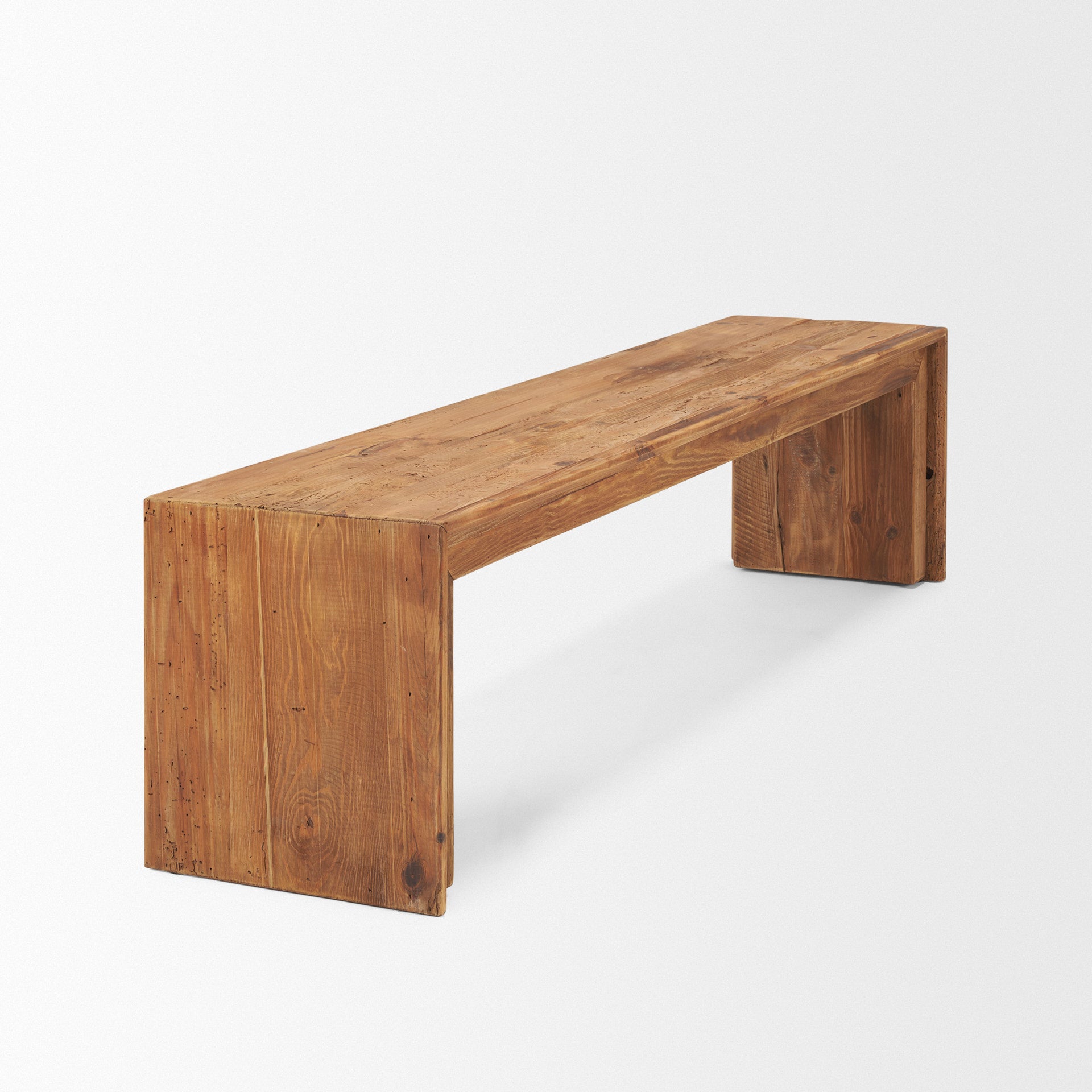 Tahira Rectangular Recycled Wooden Bench