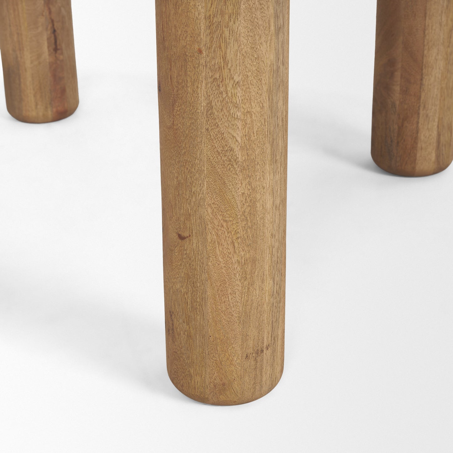 Soma 48" Light Brown Mango Wood Round Dining Table