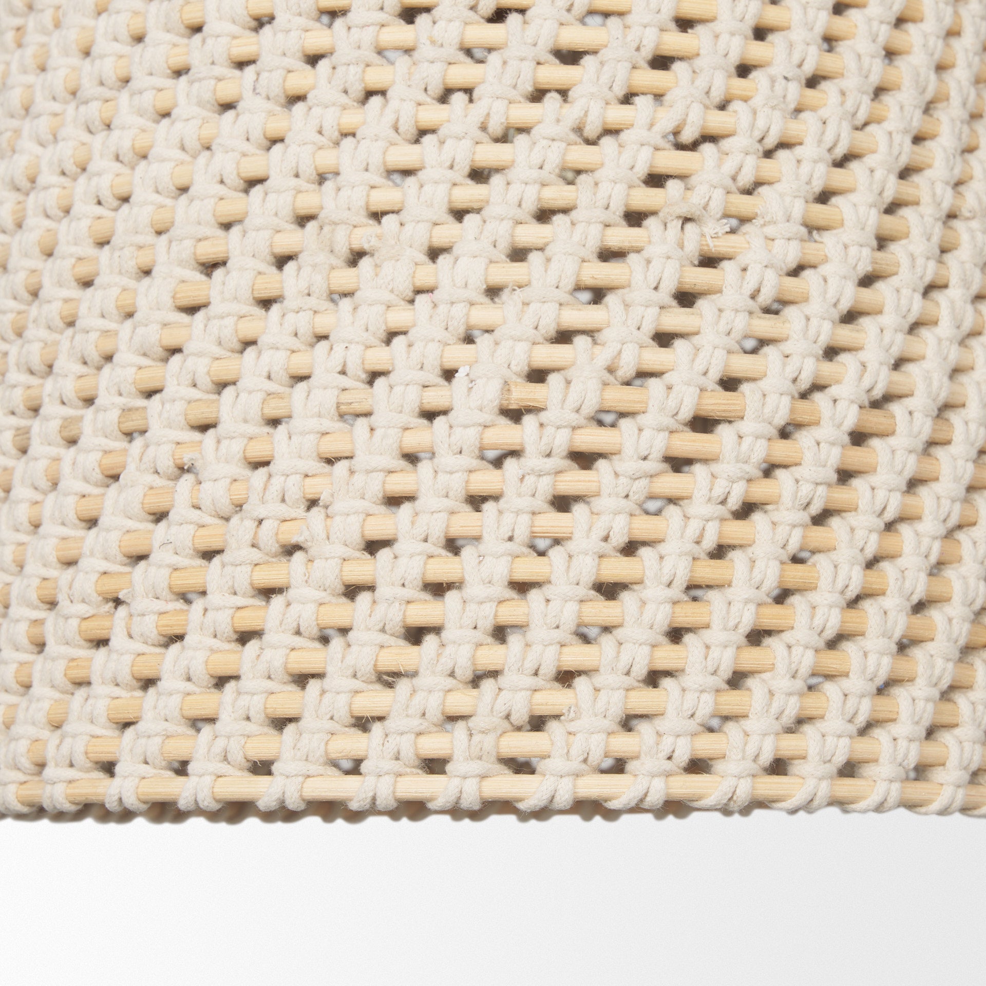 Tosha Pendant Cotton Rope | Bell Shade - pendant-light