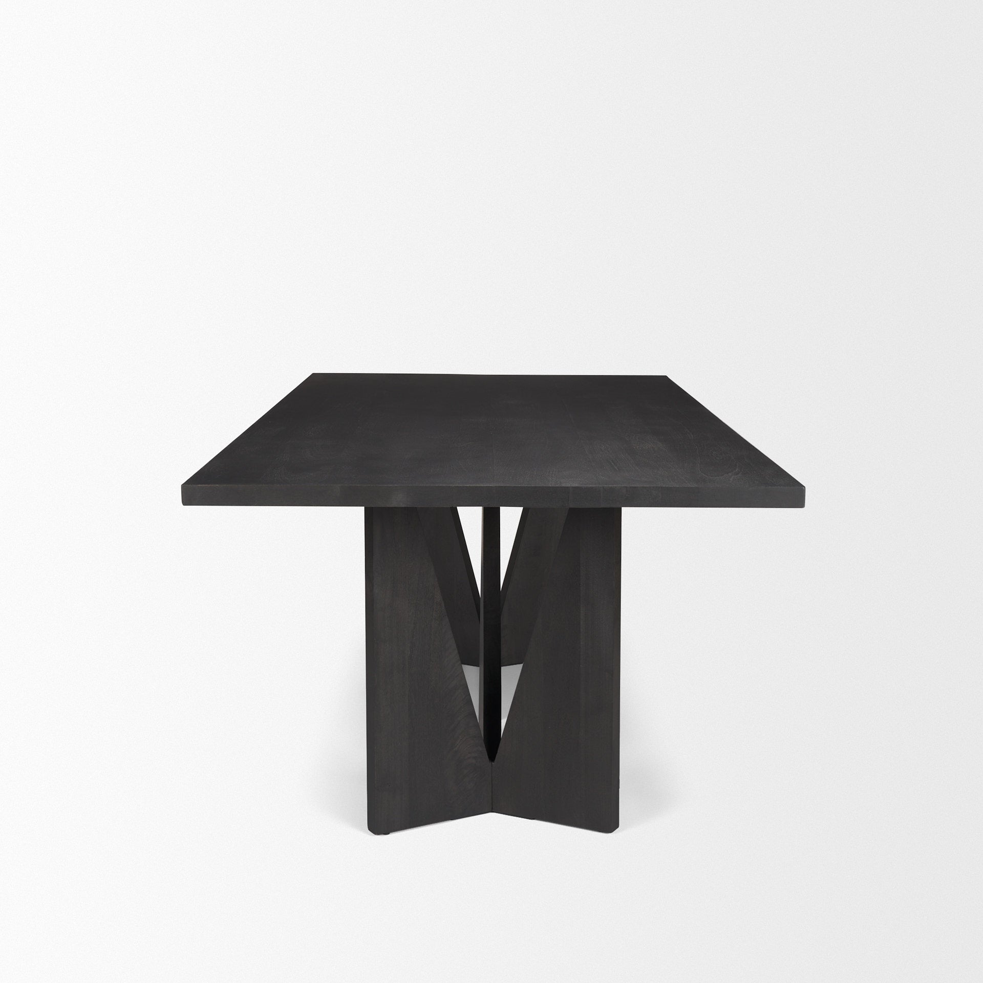 Tarro Rectangle Dining Table Black Wood | Rectangle - dining-table