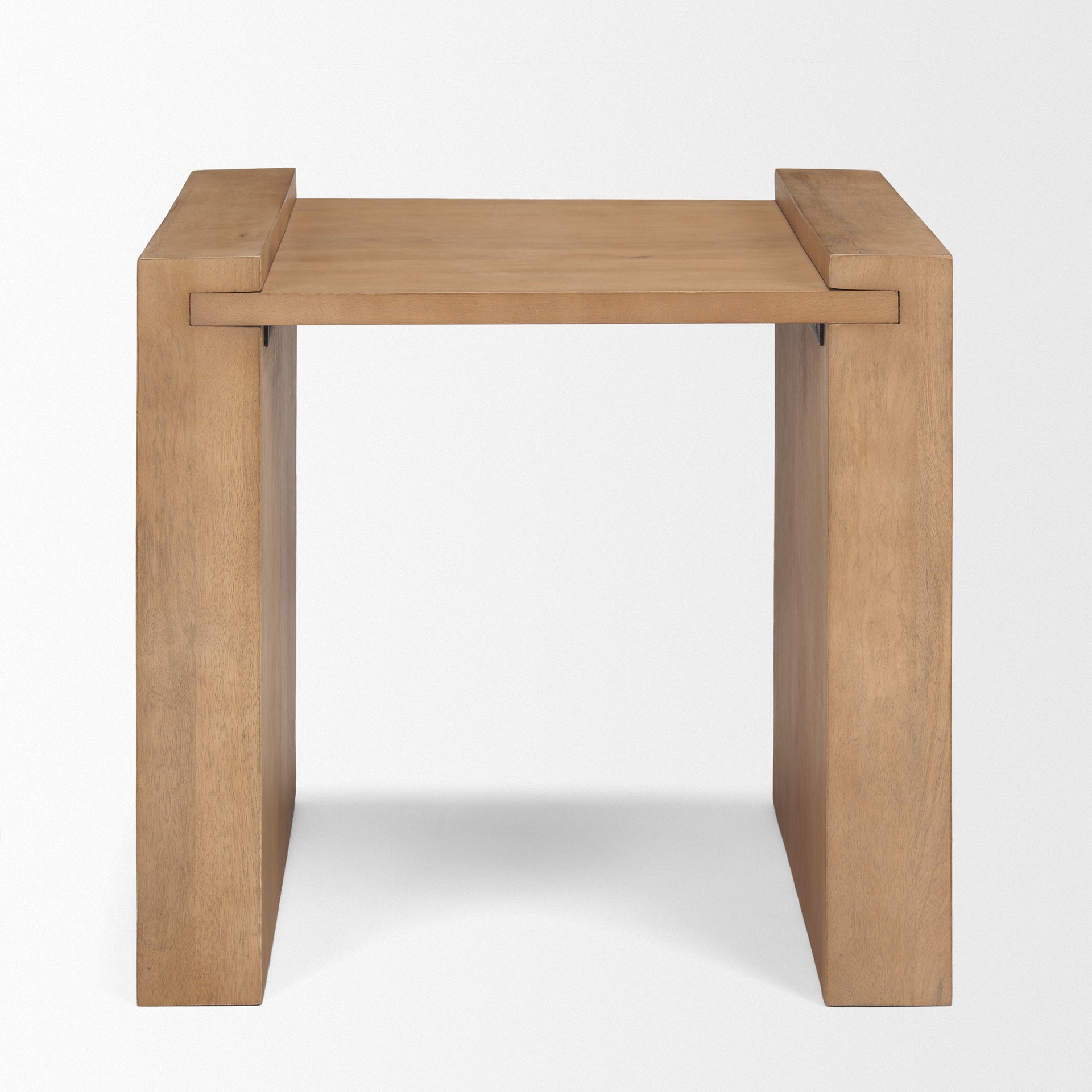 Wesson Accent Table Light Brown Wood - accent-tables