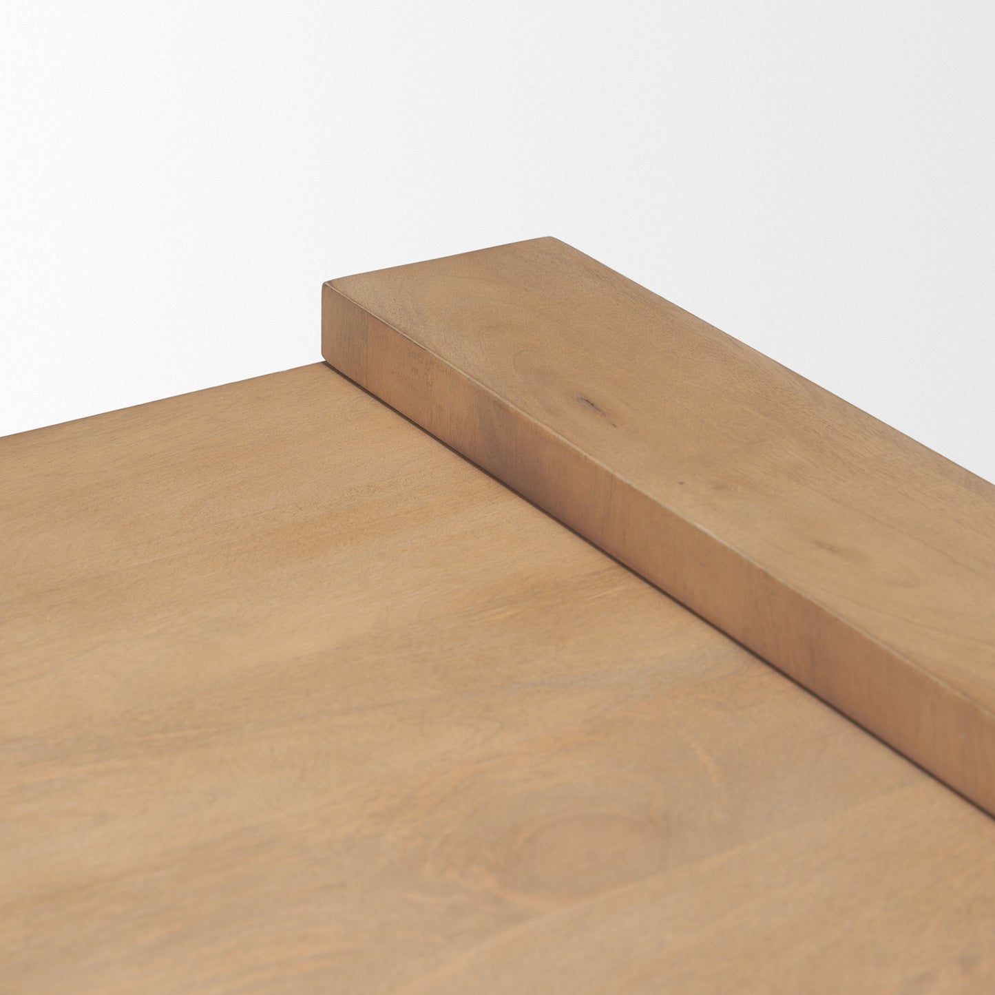 Wesson Light Brown Wood Accent Table