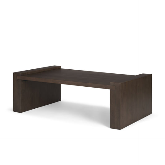 Wesson Coffee Table Dark Brown Wood - coffee-tables