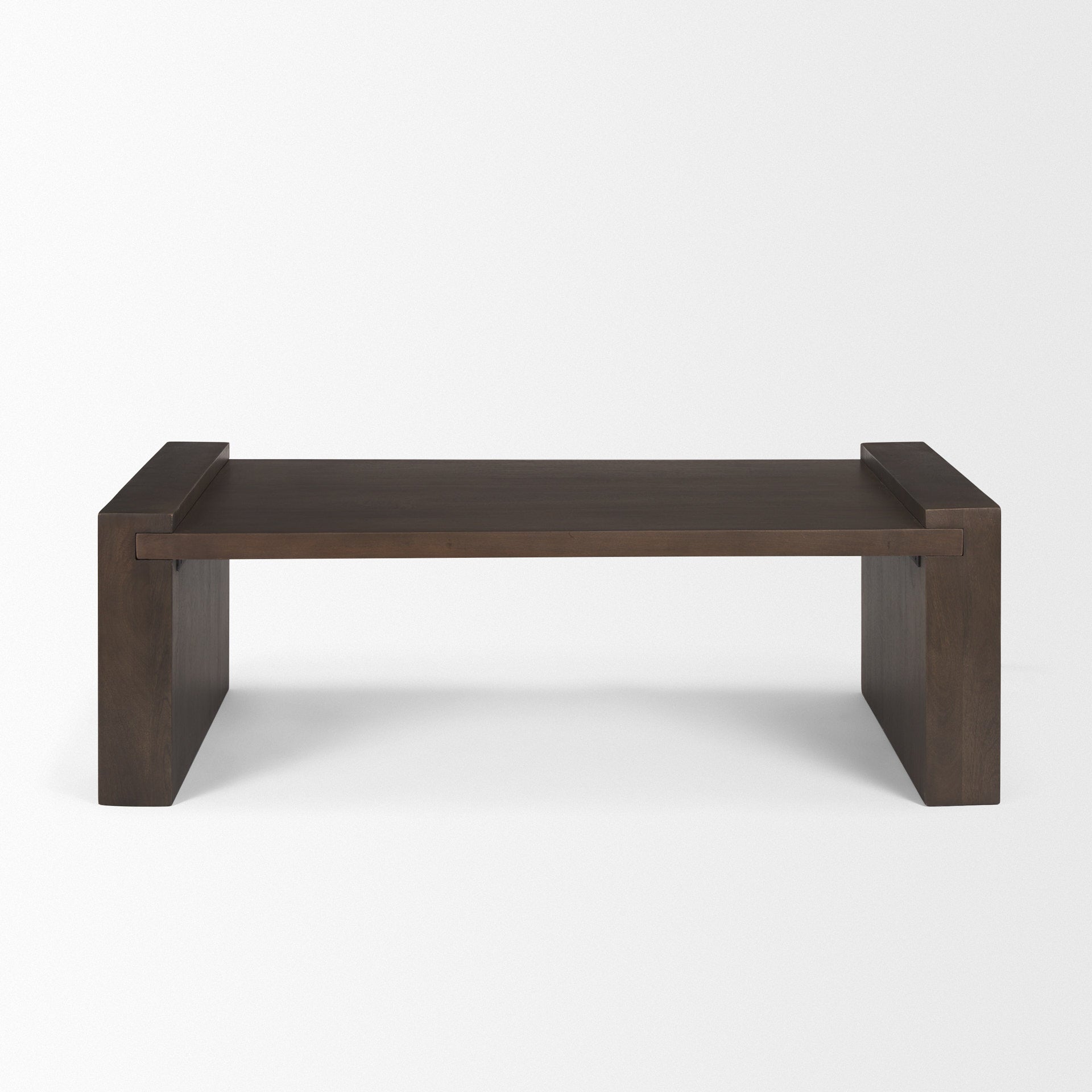 Wesson Coffee Table Dark Brown Wood - coffee-tables
