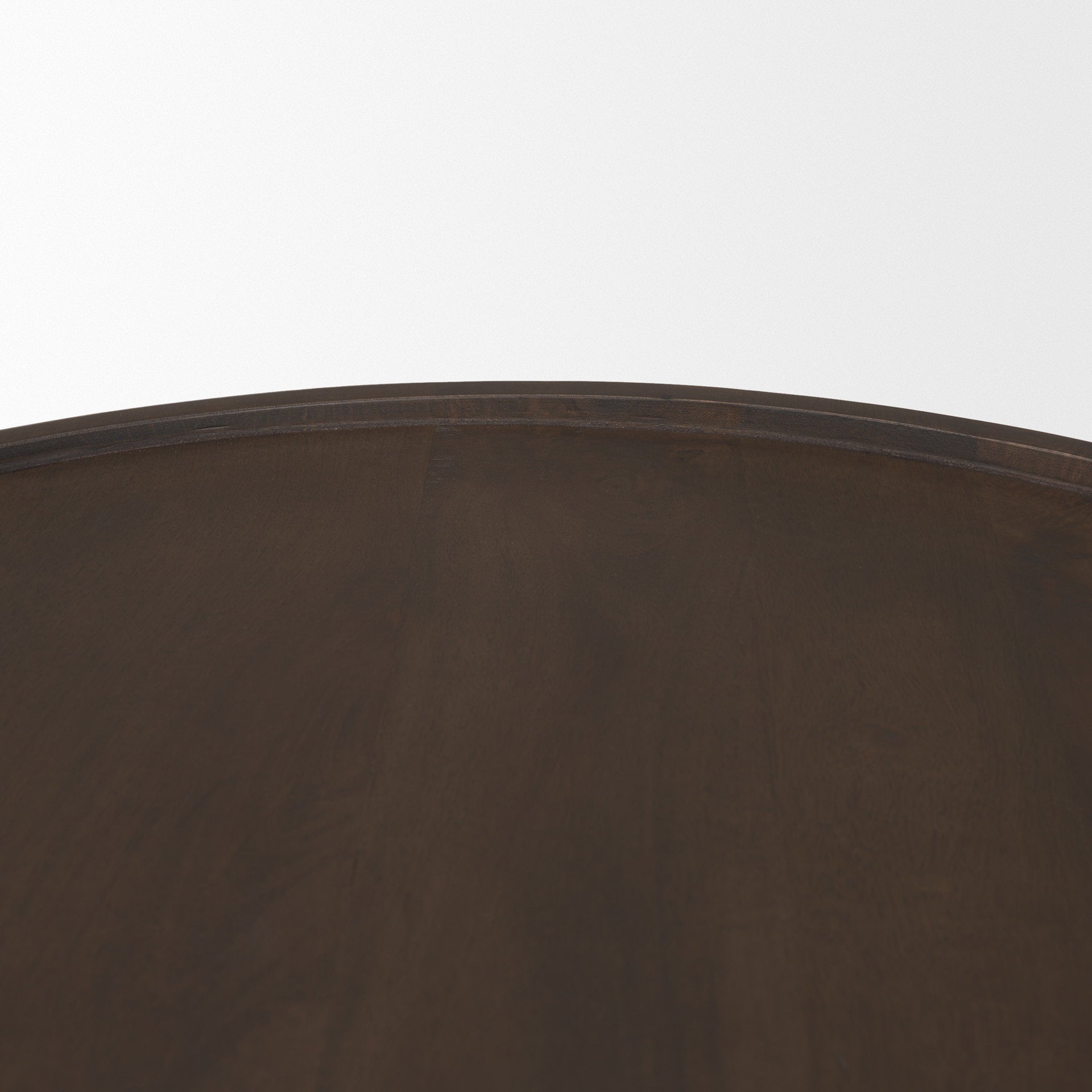Takoda Dark Brown Wood Tapered Drum Nesting Coffee Tables