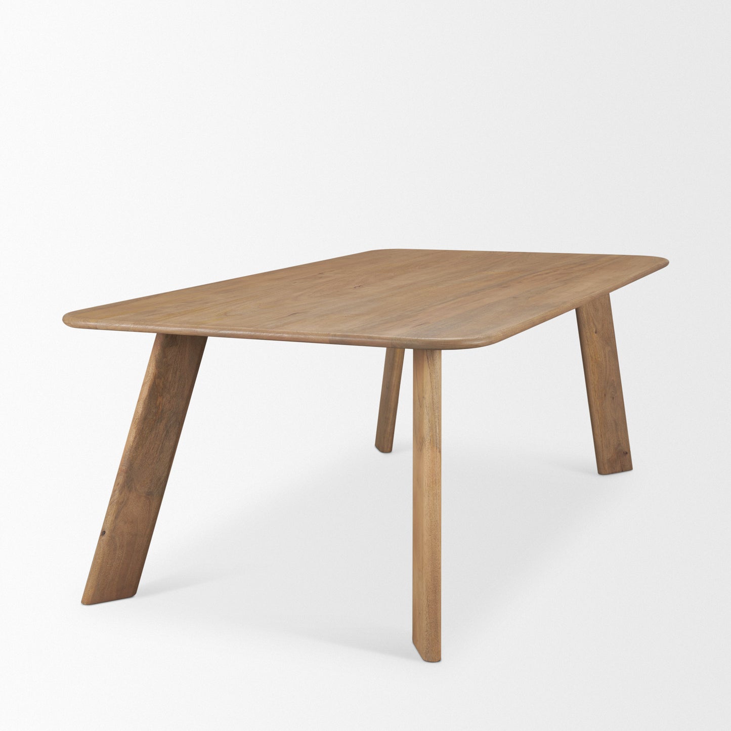 Welborn Dining Table Light Brown | 84’’ | Wood - dining-table