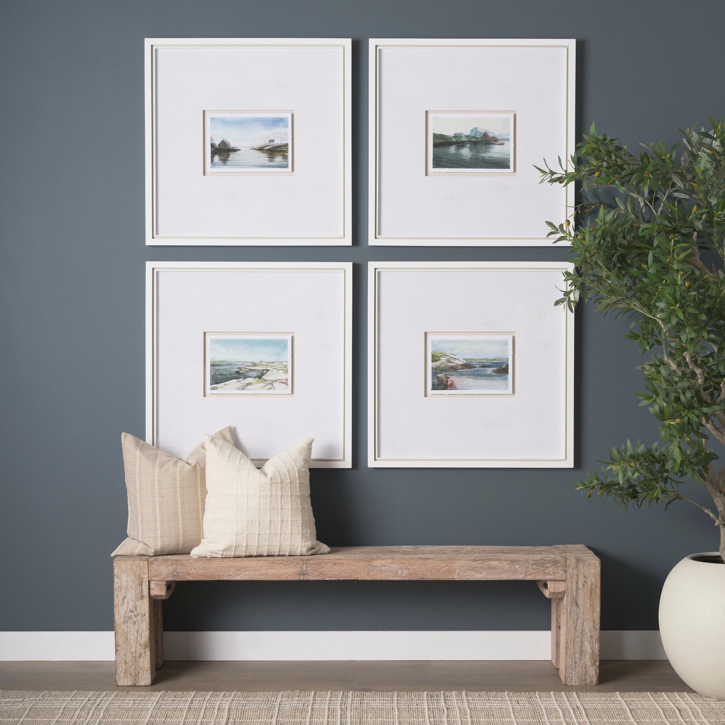 McArthur Whitewash Reclaimed Wood Bench