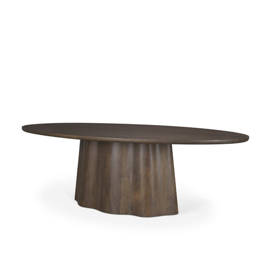 Jovani Oval Dining Table Dark Brown | Wood | Oval - dining-table