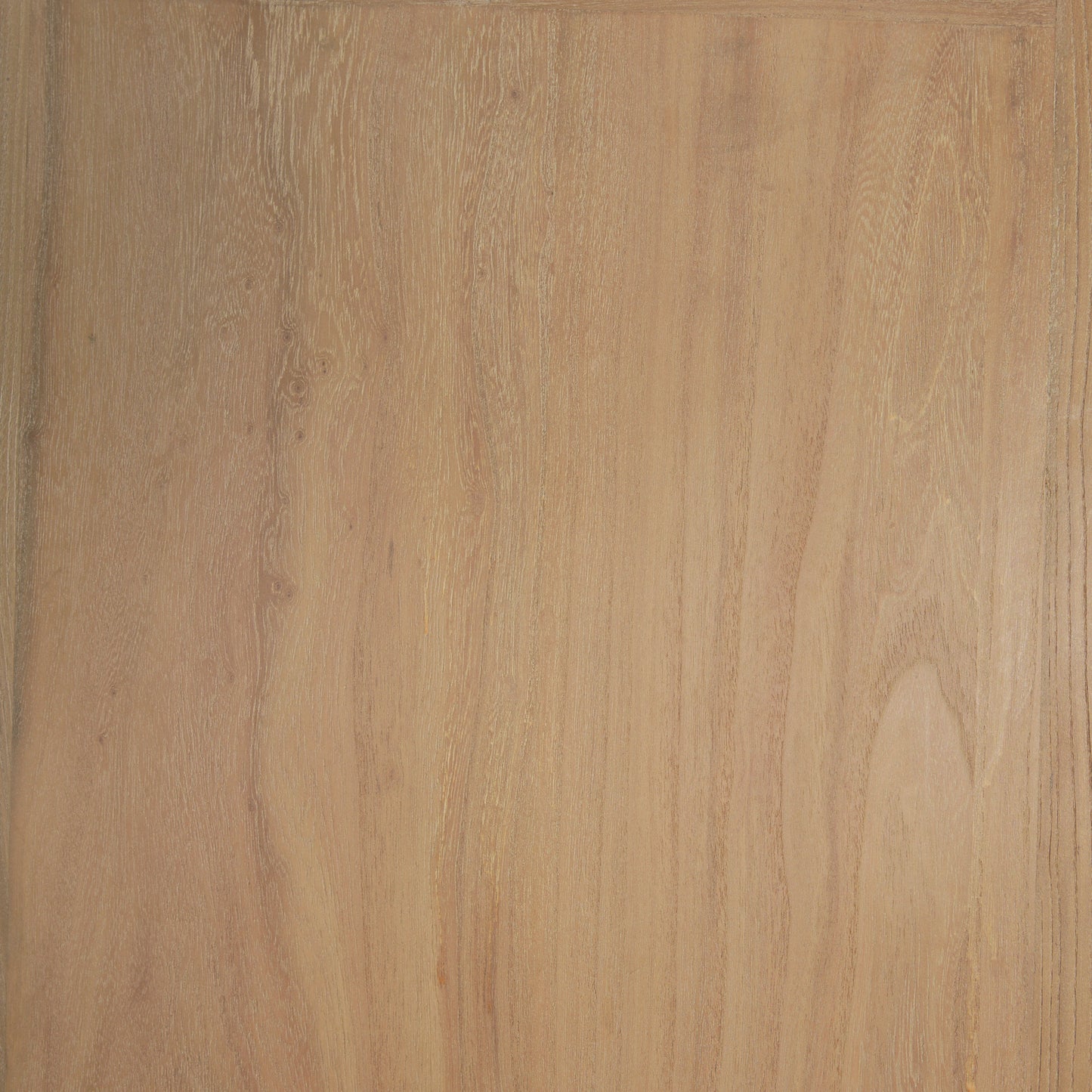 Callum Light Brown Elm Wood w/ Glass Doors  Arched Curio Cabinet