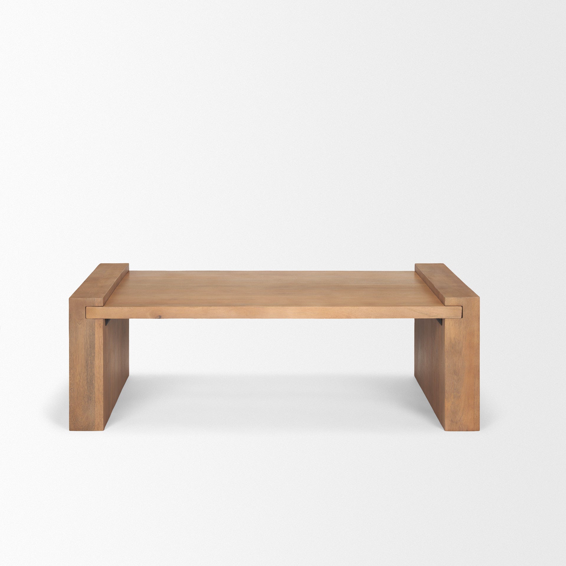 Wesson Coffee Table Light Brown Wood - coffee-tables