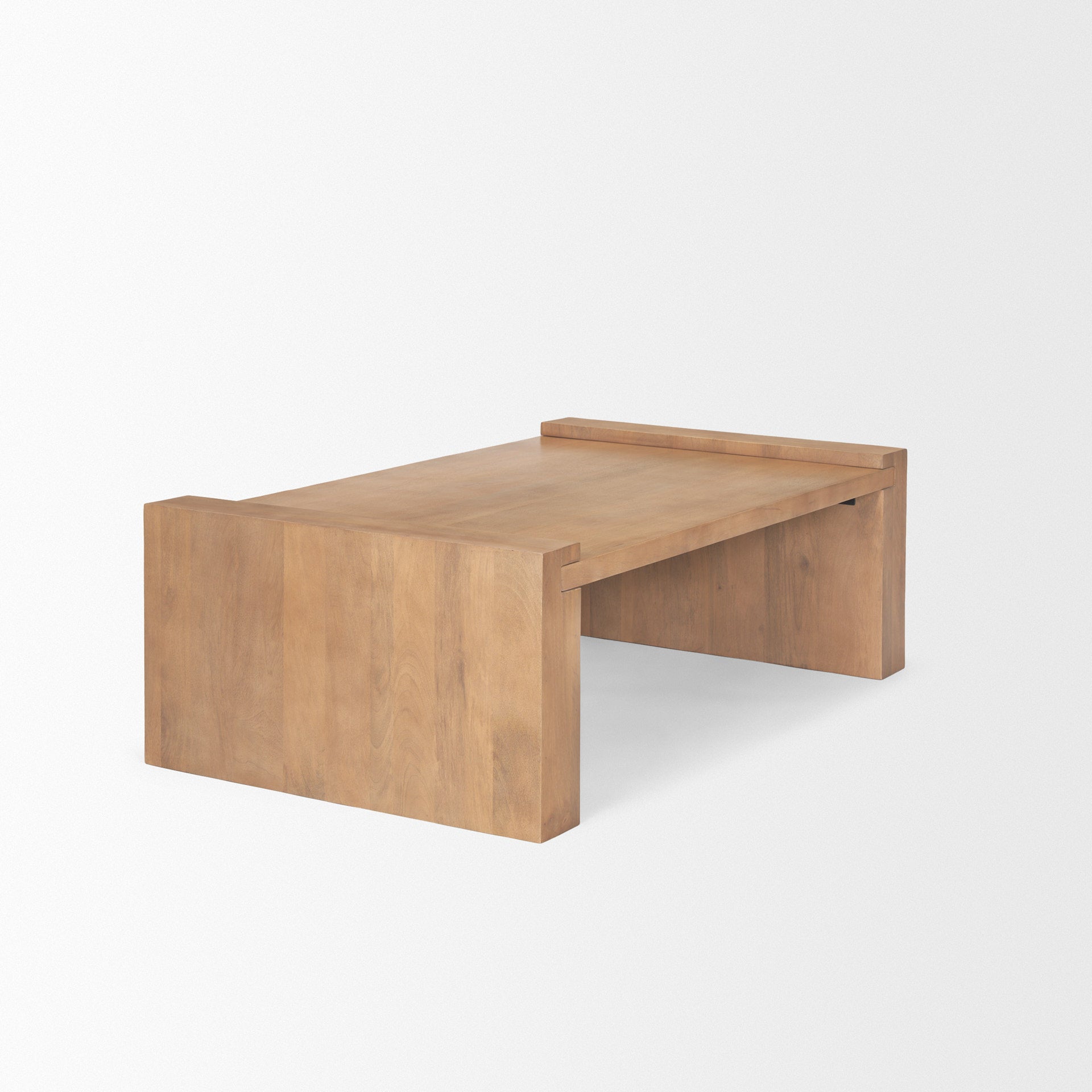 Wesson Coffee Table Light Brown Wood - coffee-tables