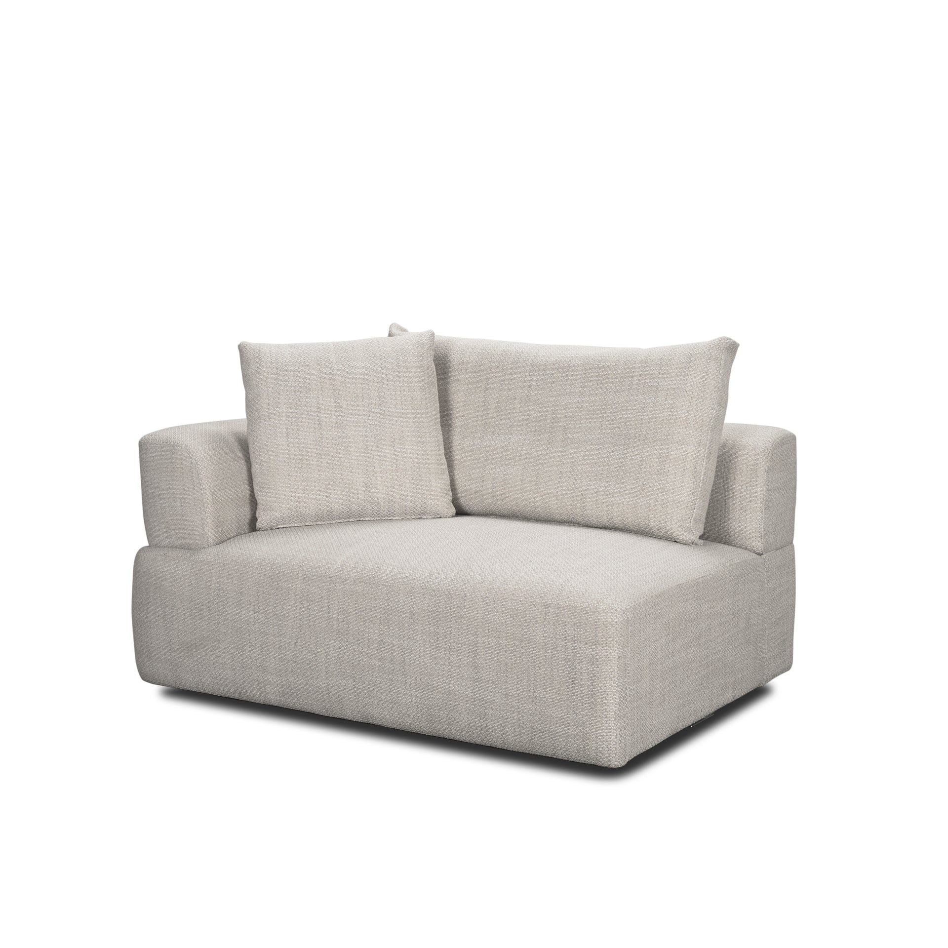 Warner Gray Two Piece Sofa Set