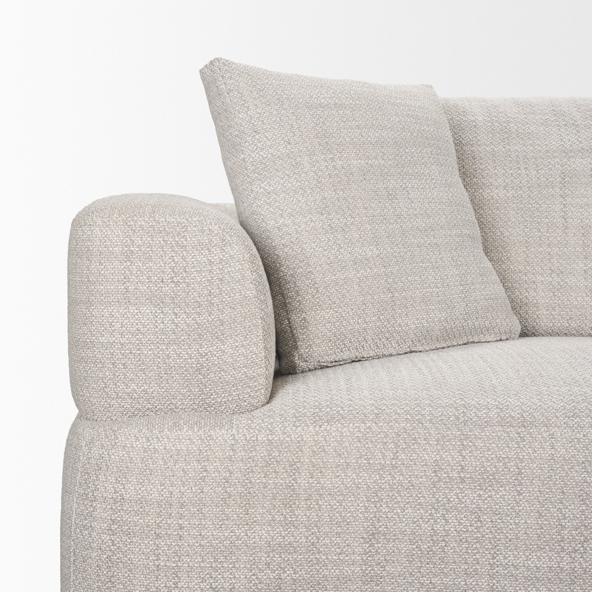 Warner Gray Two Piece Sofa Set