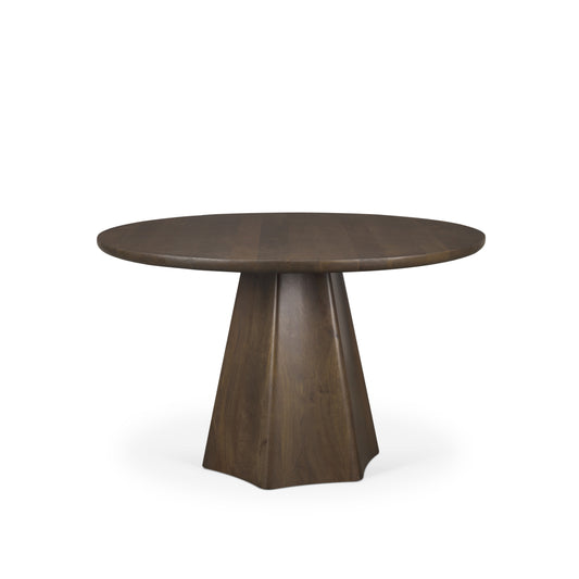 Jovani Dining Table Dark Brown | Wood | 48’’ - dining-table