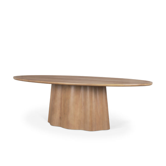 Jovani Oval Dining Table Light Brown | Wood | Oval - dining-table