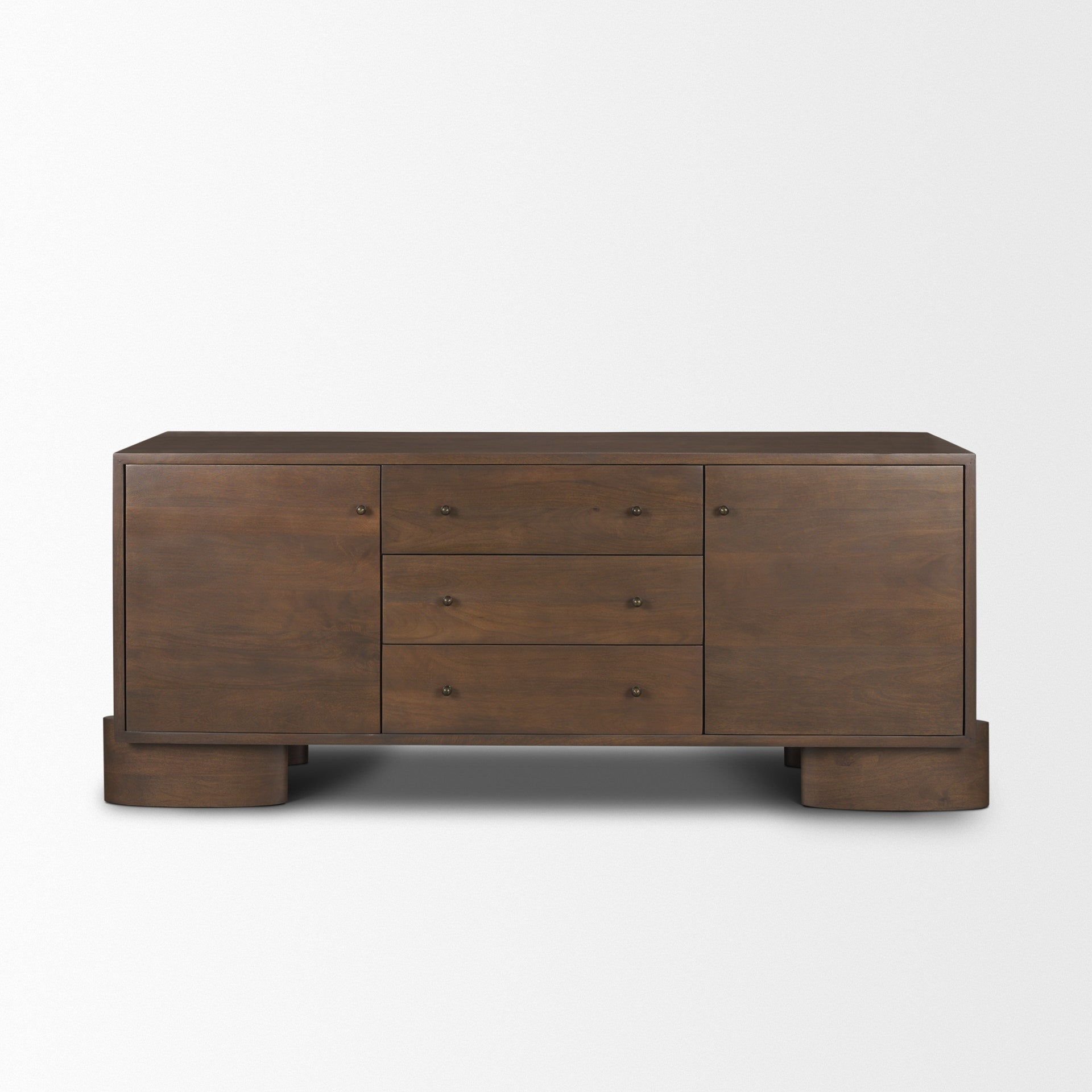 Jonan Sideboard Dark Brown | Wood - sideboards-and-buffets