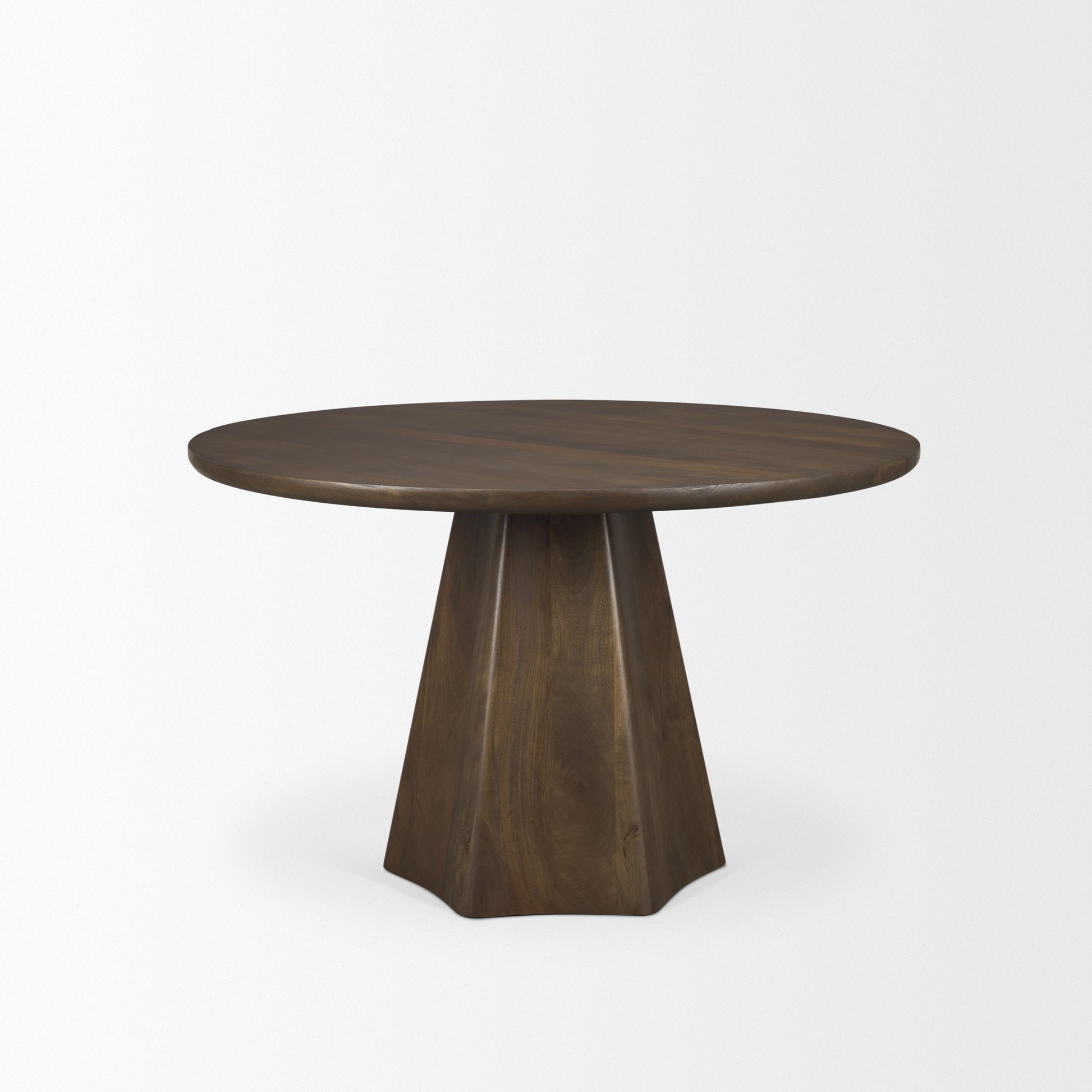 Jovani Dining Table Dark Brown | Wood | 48’’ - dining-table