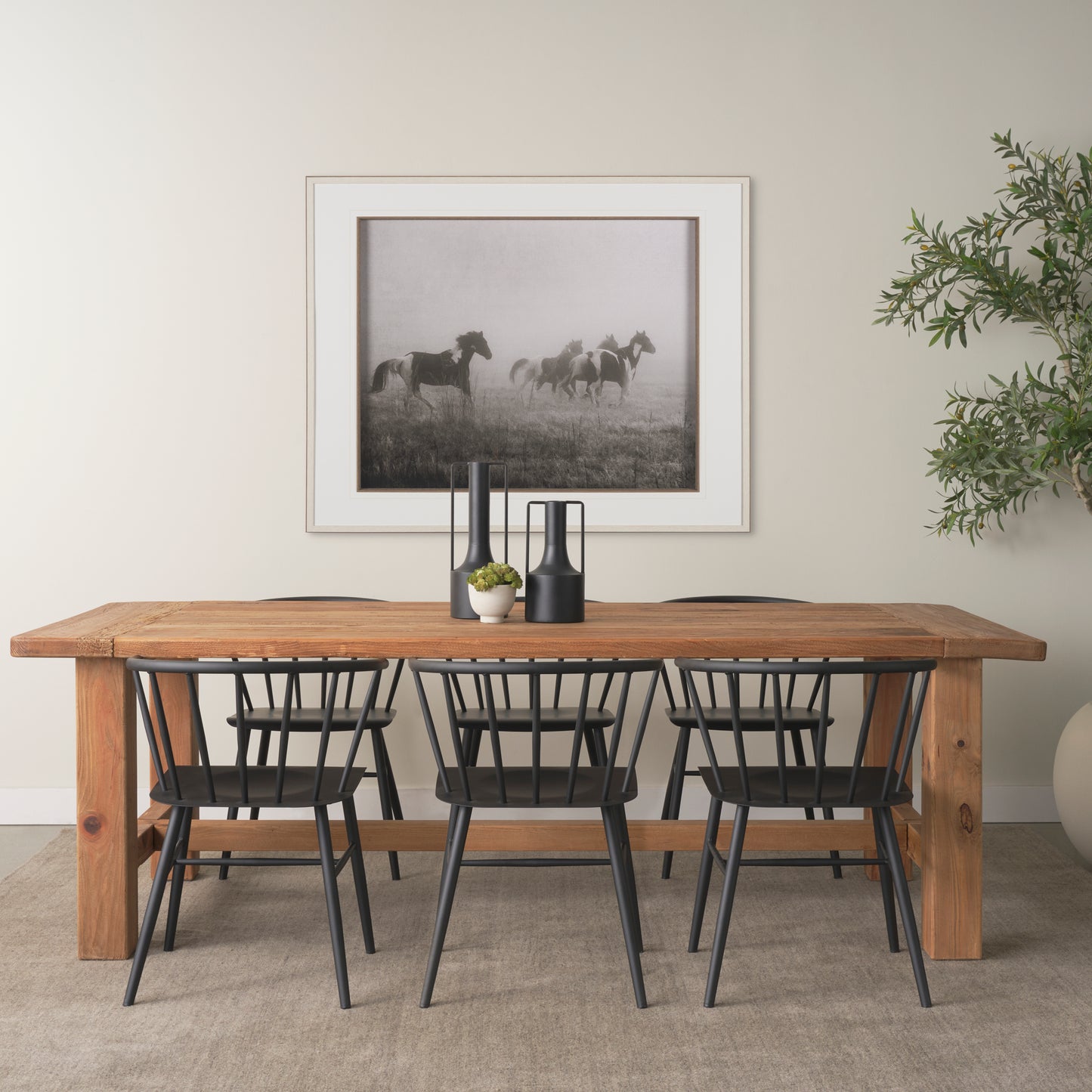 Stetson Dining Table Recycled Pine | 94.5L - dining-table