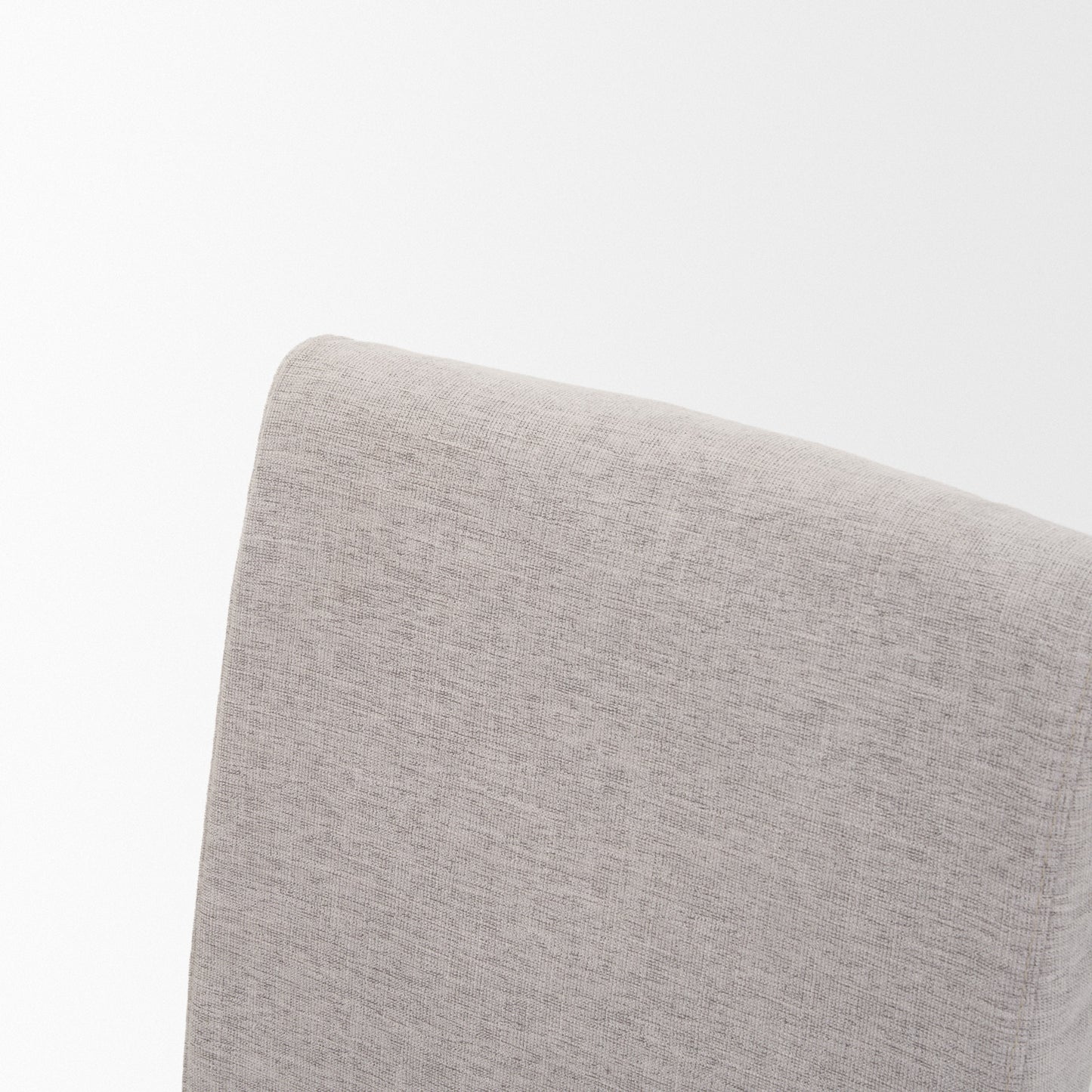 Whitley Dining Chair Grey Performance Fabric | Dark Brown Wood - dining-chairs