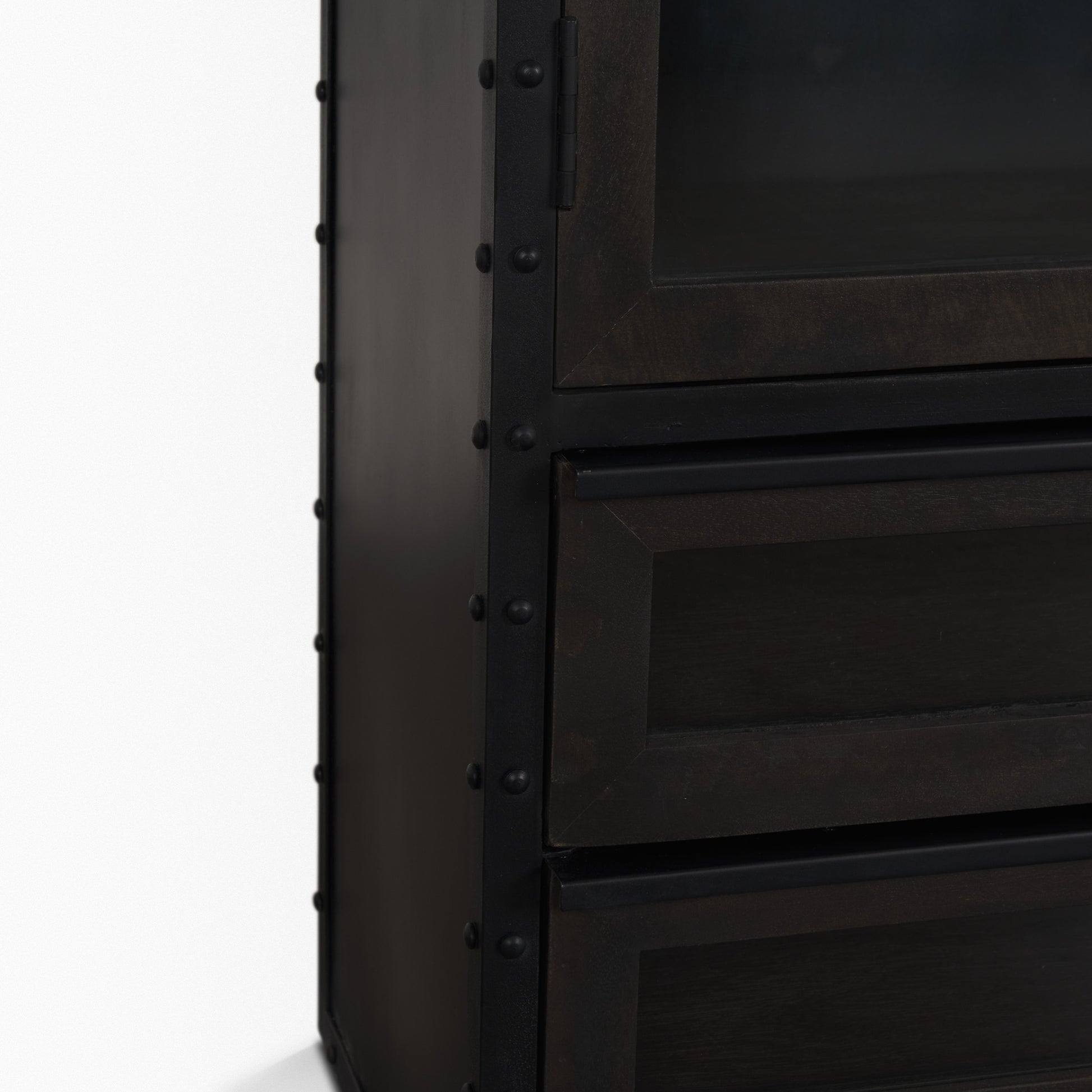 Gehry Cabinet Black Metal - cabinets