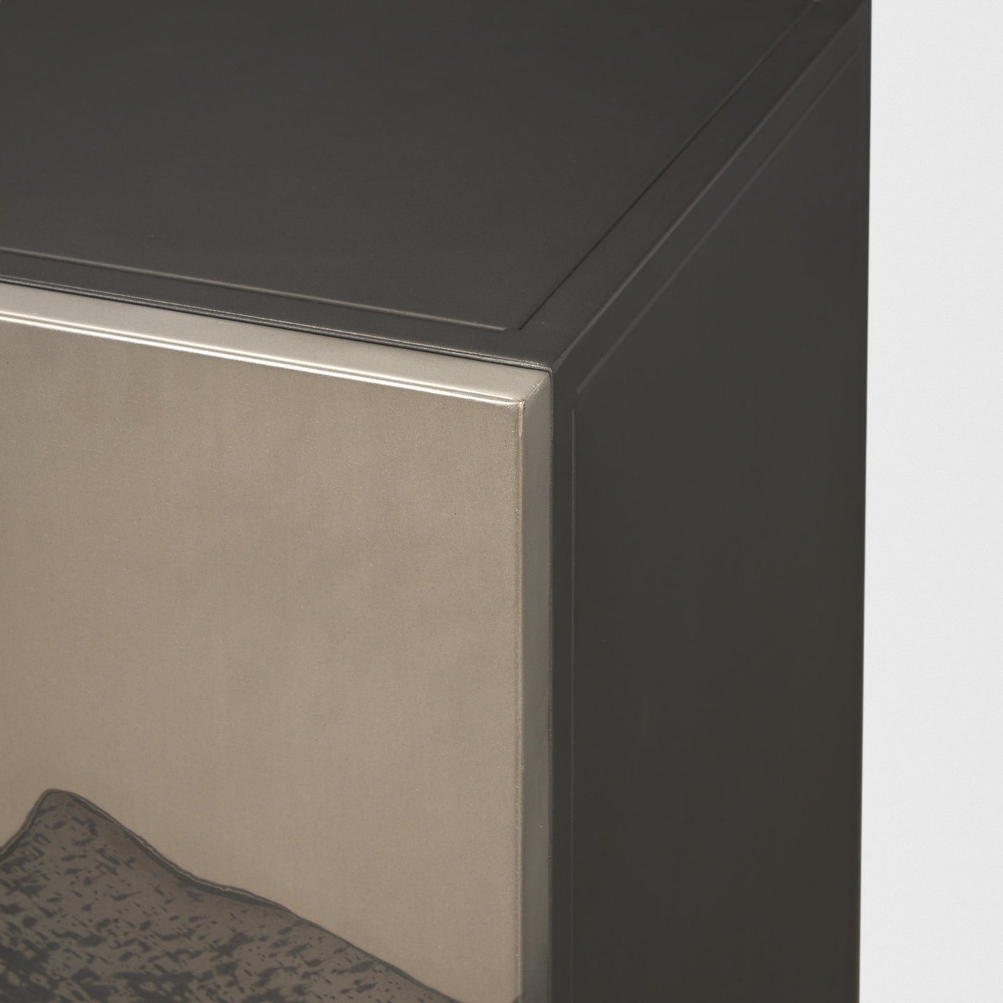 Roxdale Acid Washed Iron Metal Accent Cabinet