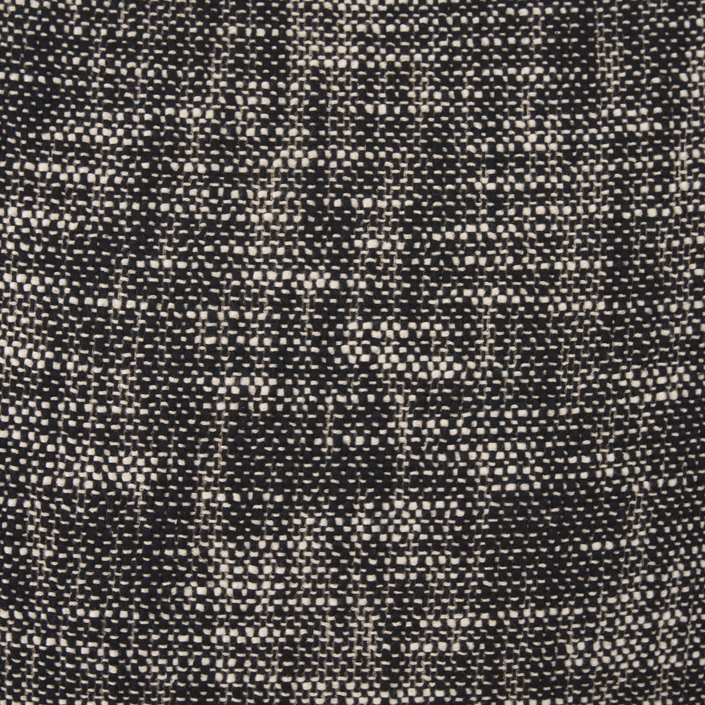 Jalia Cream and Black Cotton Decorative Square Pillow Cover