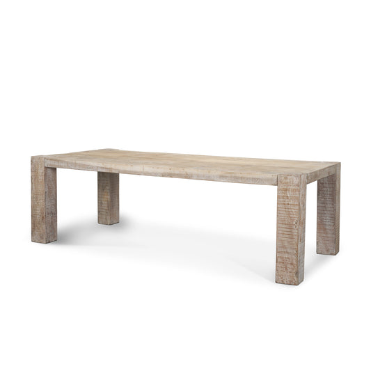 McArthur Dining Table White Wash | 94’’ - dining-table