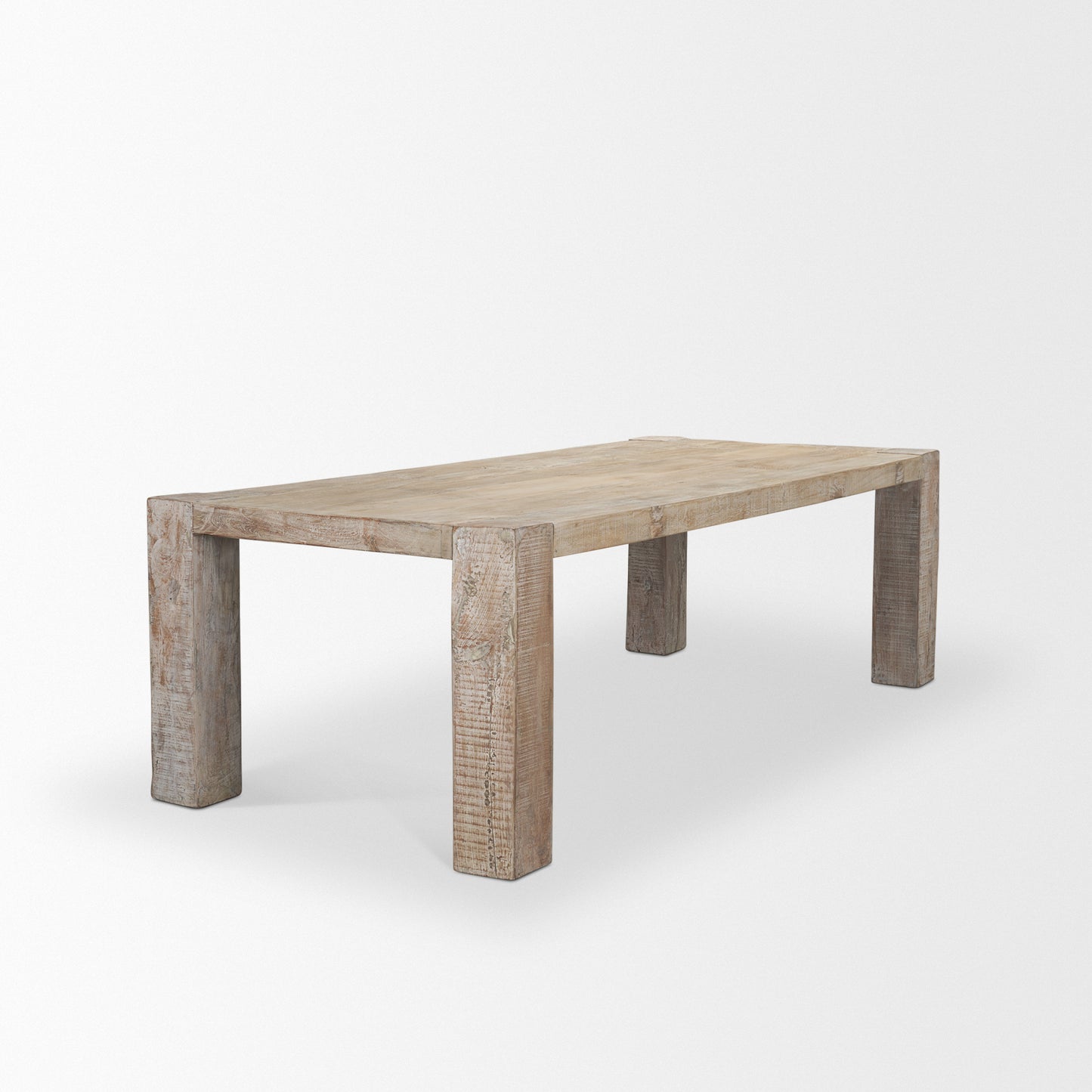 McArthur Dining Table White Wash | 94’’ - dining-table