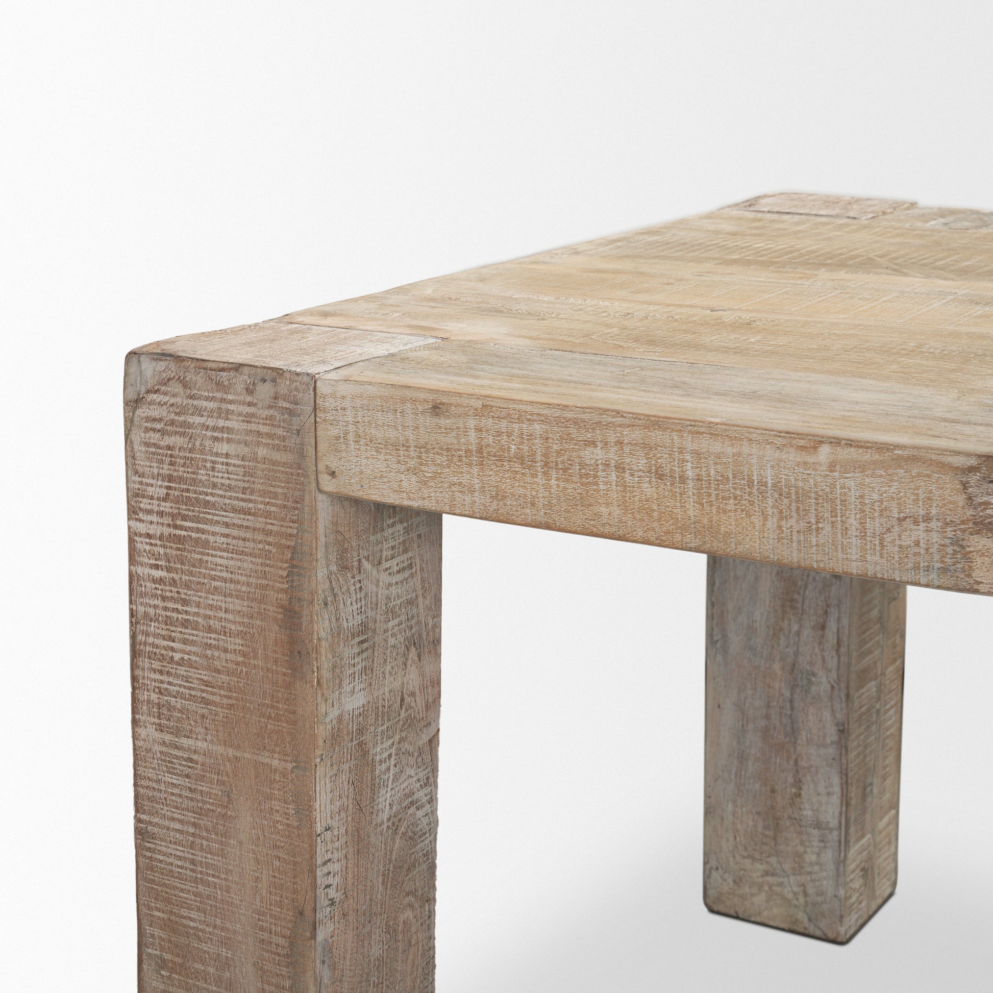 McArthur Dining Table White Wash | 94’’ - dining-table