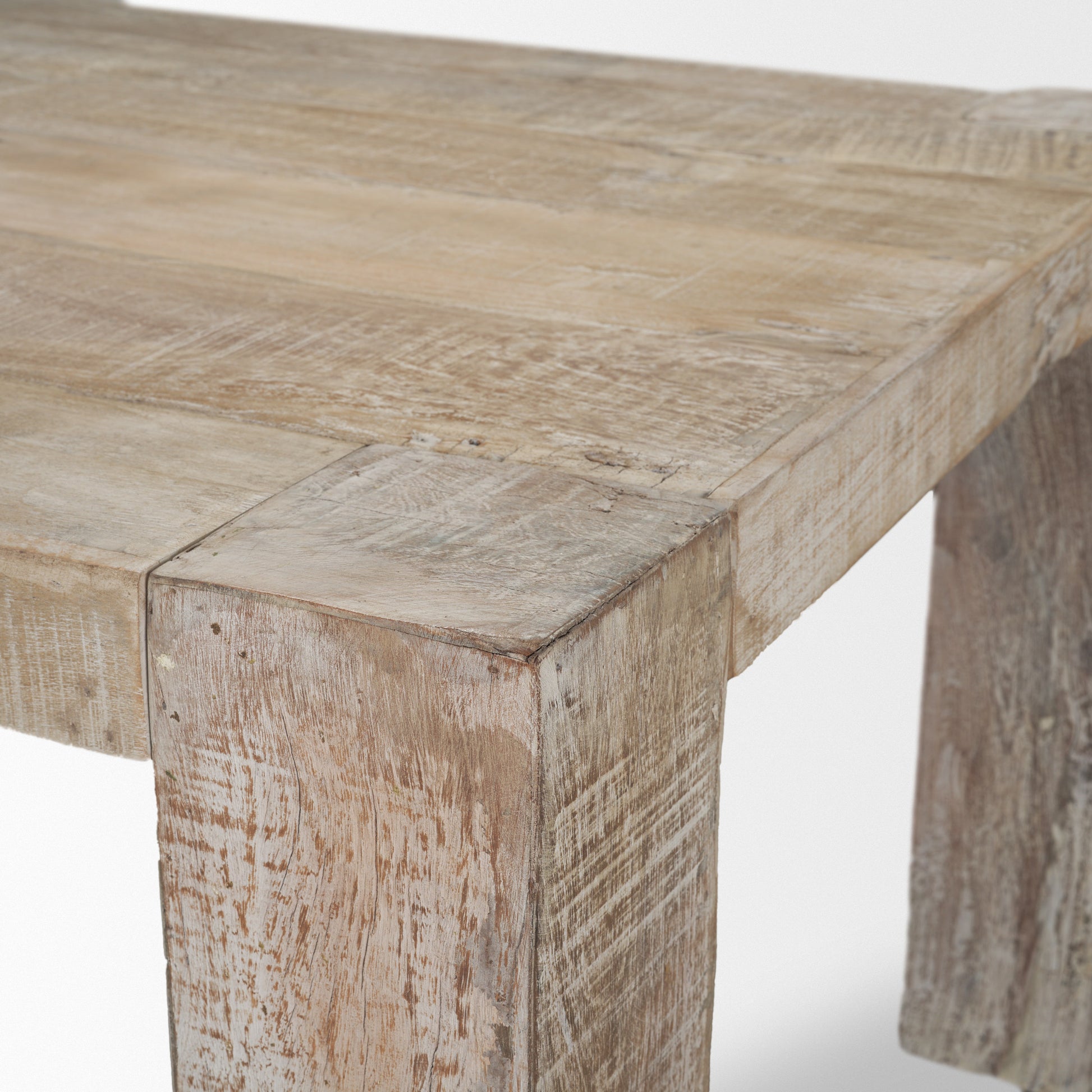 McArthur Dining Table White Wash | 94’’ - dining-table