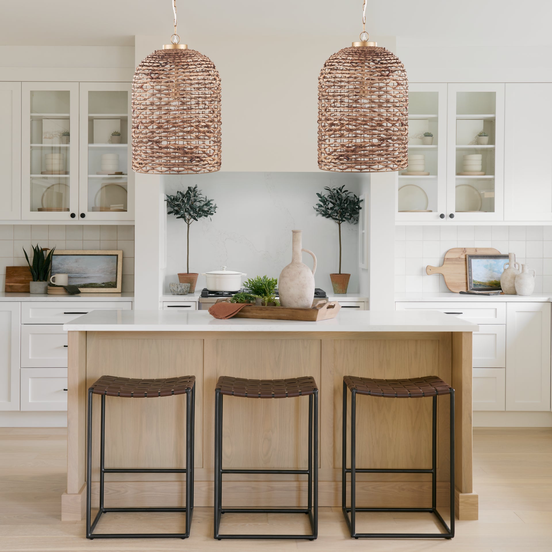 Sana Tall Watergrass Pendant Light