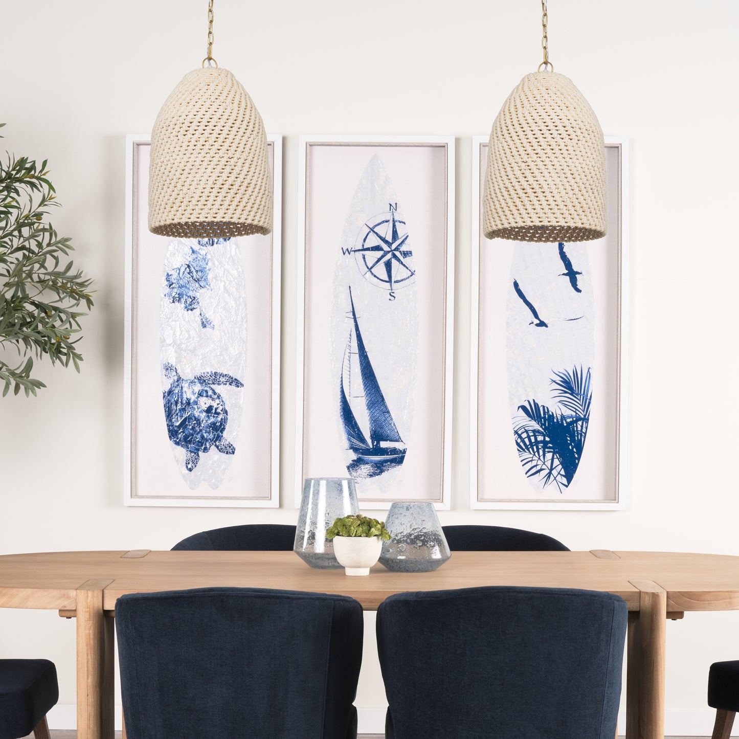 Tosha Pendant Cotton Rope | Bell Shade - pendant-light