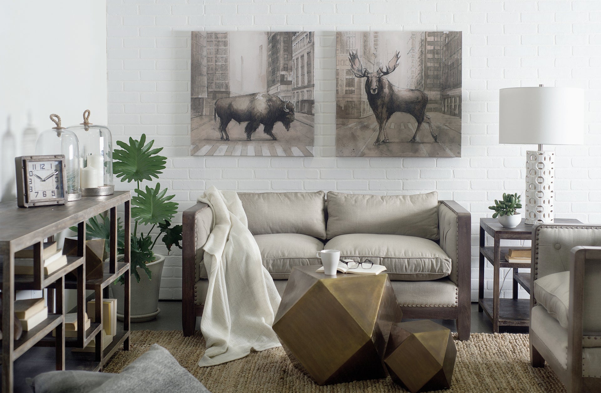 Wright Console Table Brown Wood - console-tables