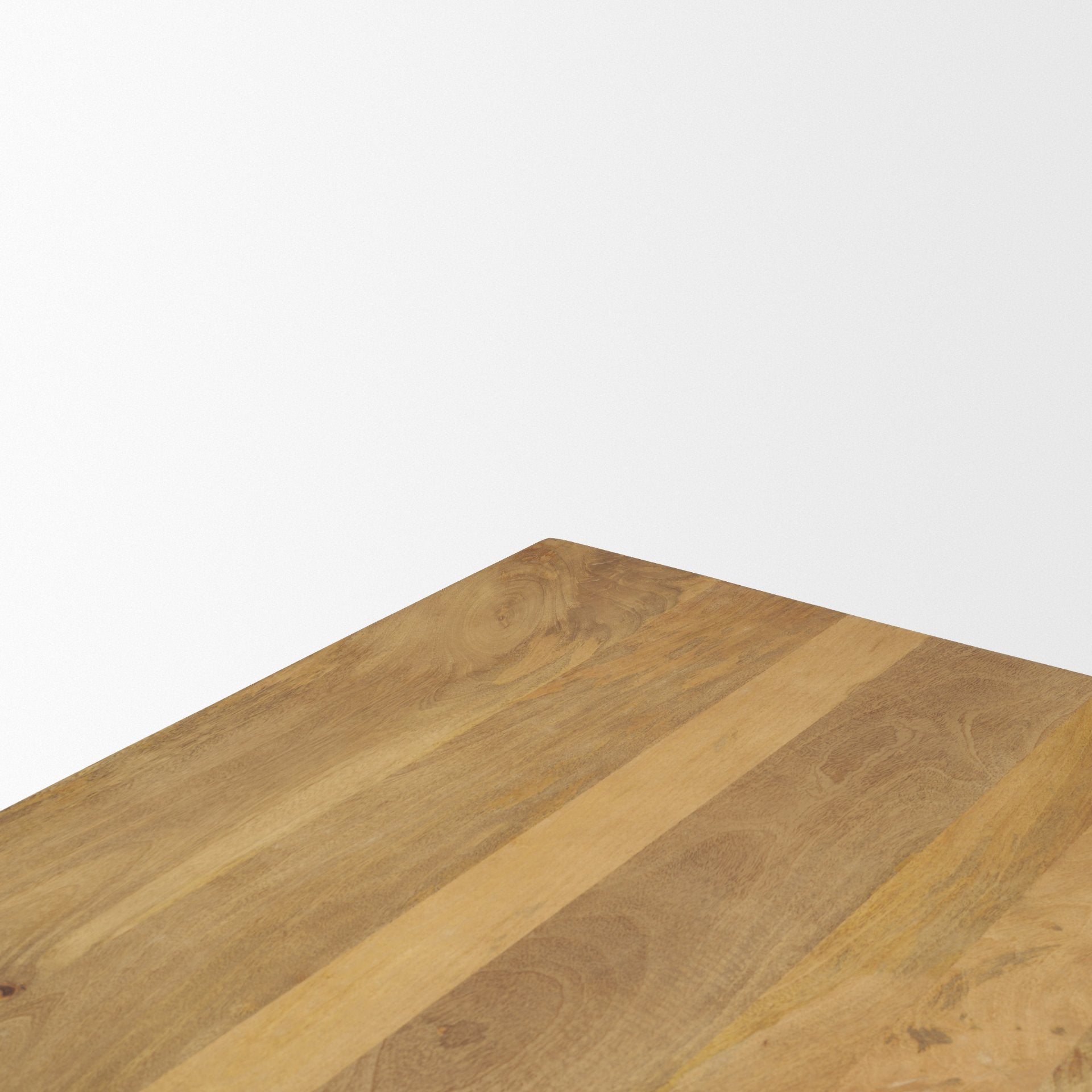 Viktor 55"L Light Brown Solid Wood Coffee Table