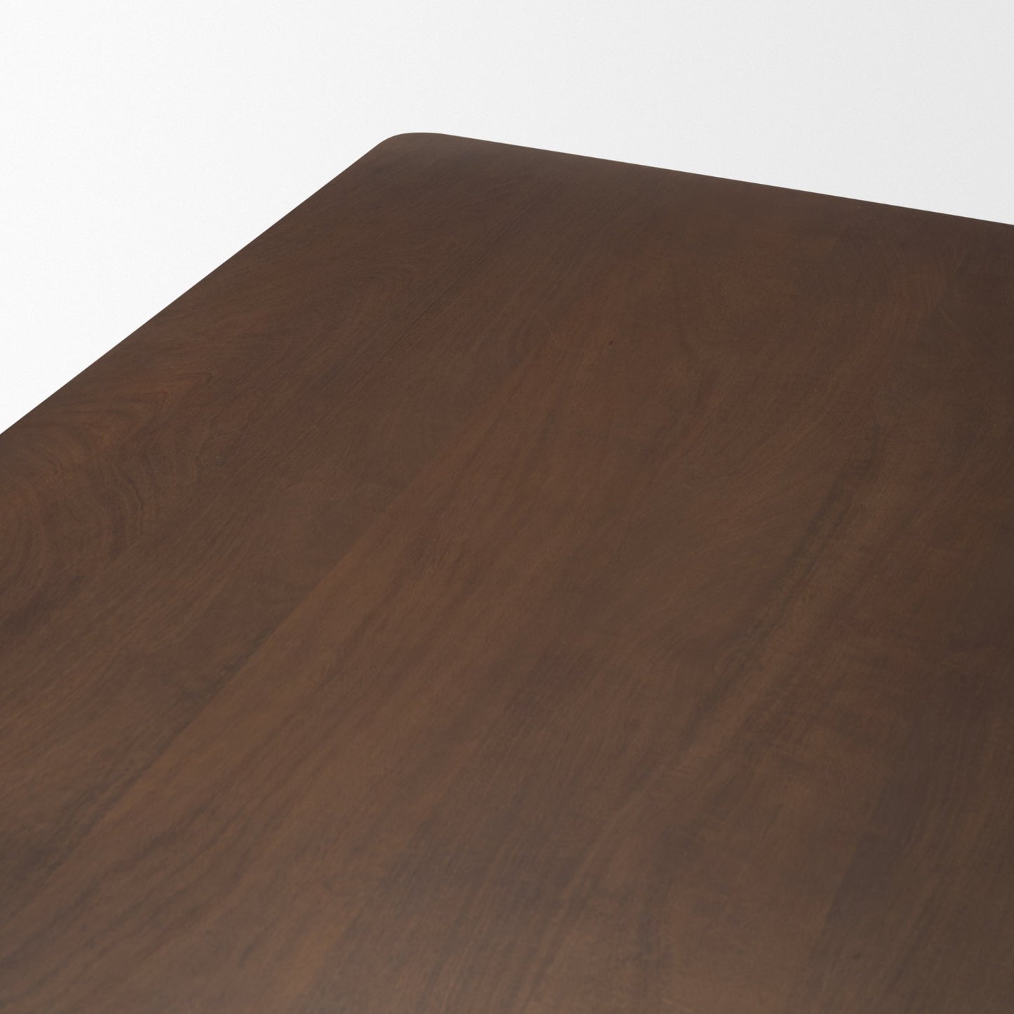 Jonan Solid Dark Brown Mango Wood Rectangular Dining Table