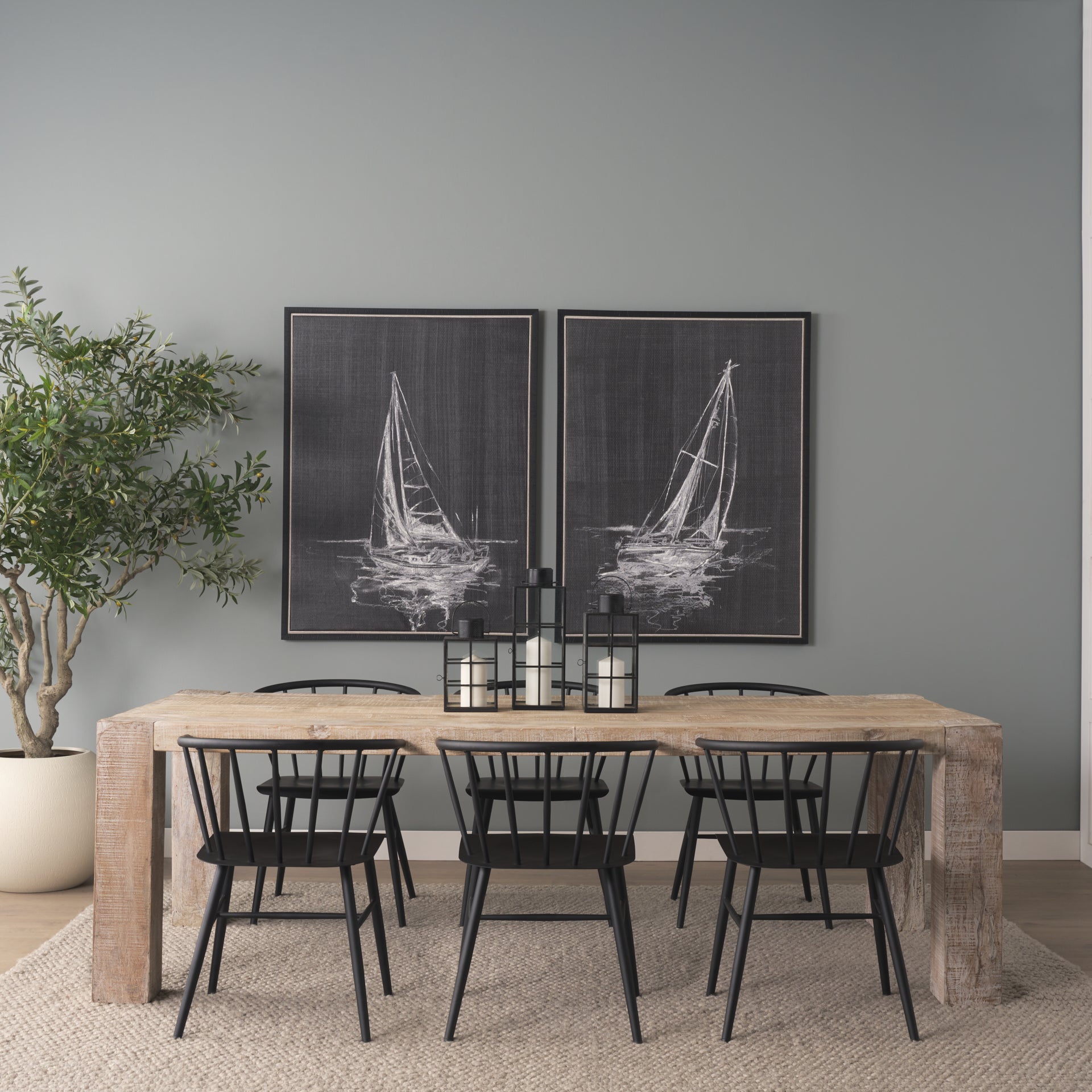Colin Dining Chair Black Metal - dining-chairs