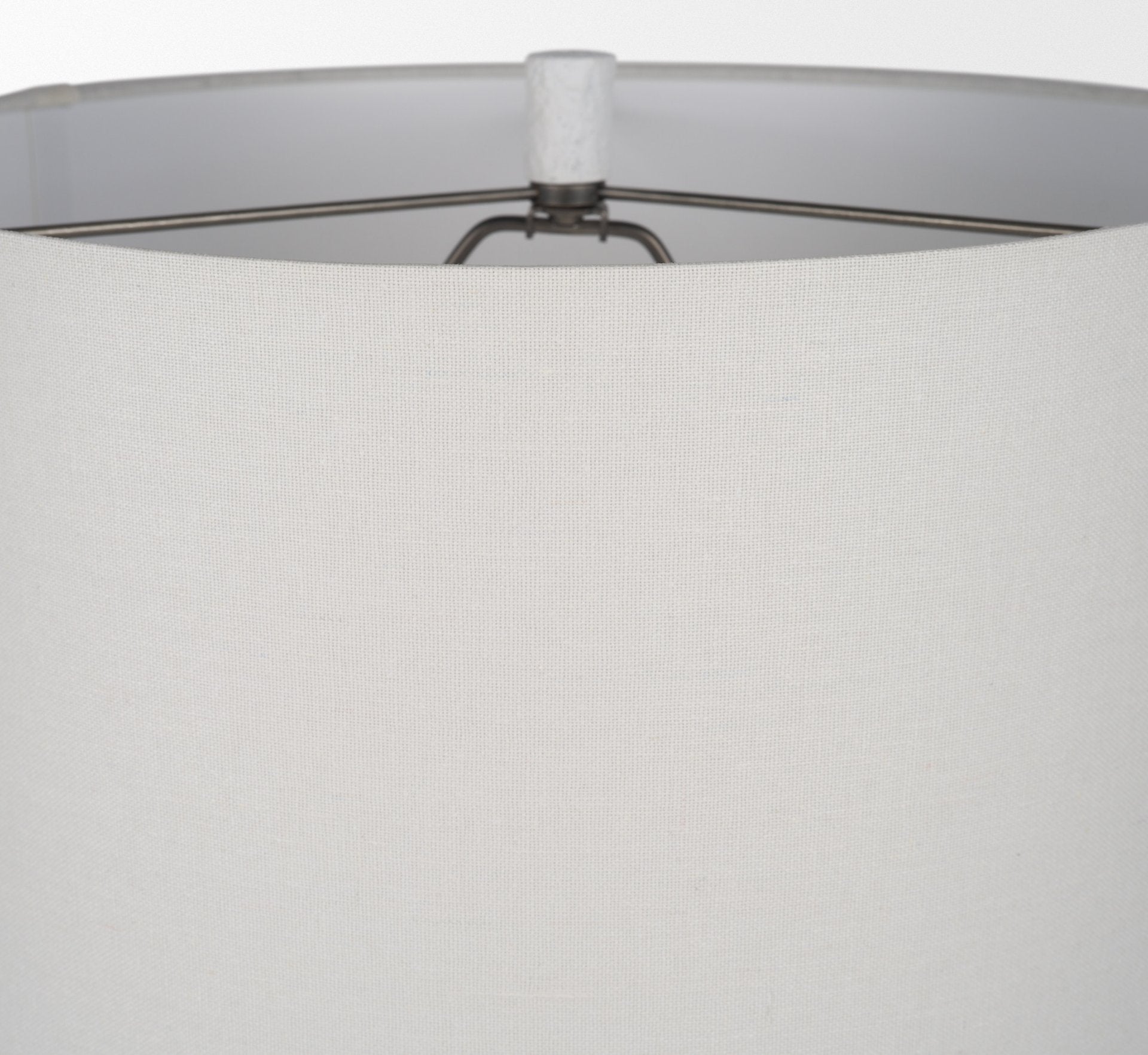 Everly Table Lamp White Cement | White Shade - table-lamps