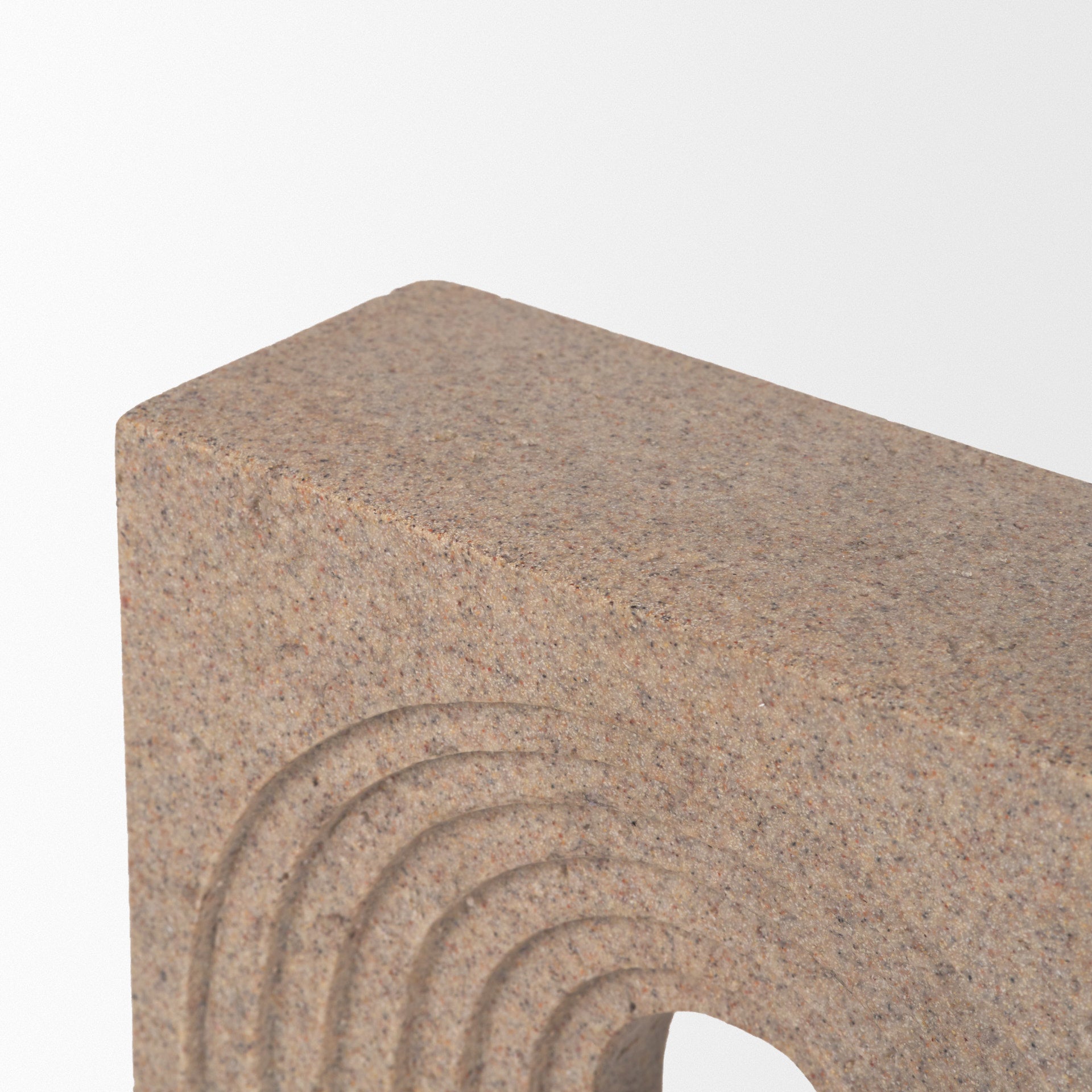 Kacia Resin Textured SandStone Decorative Object